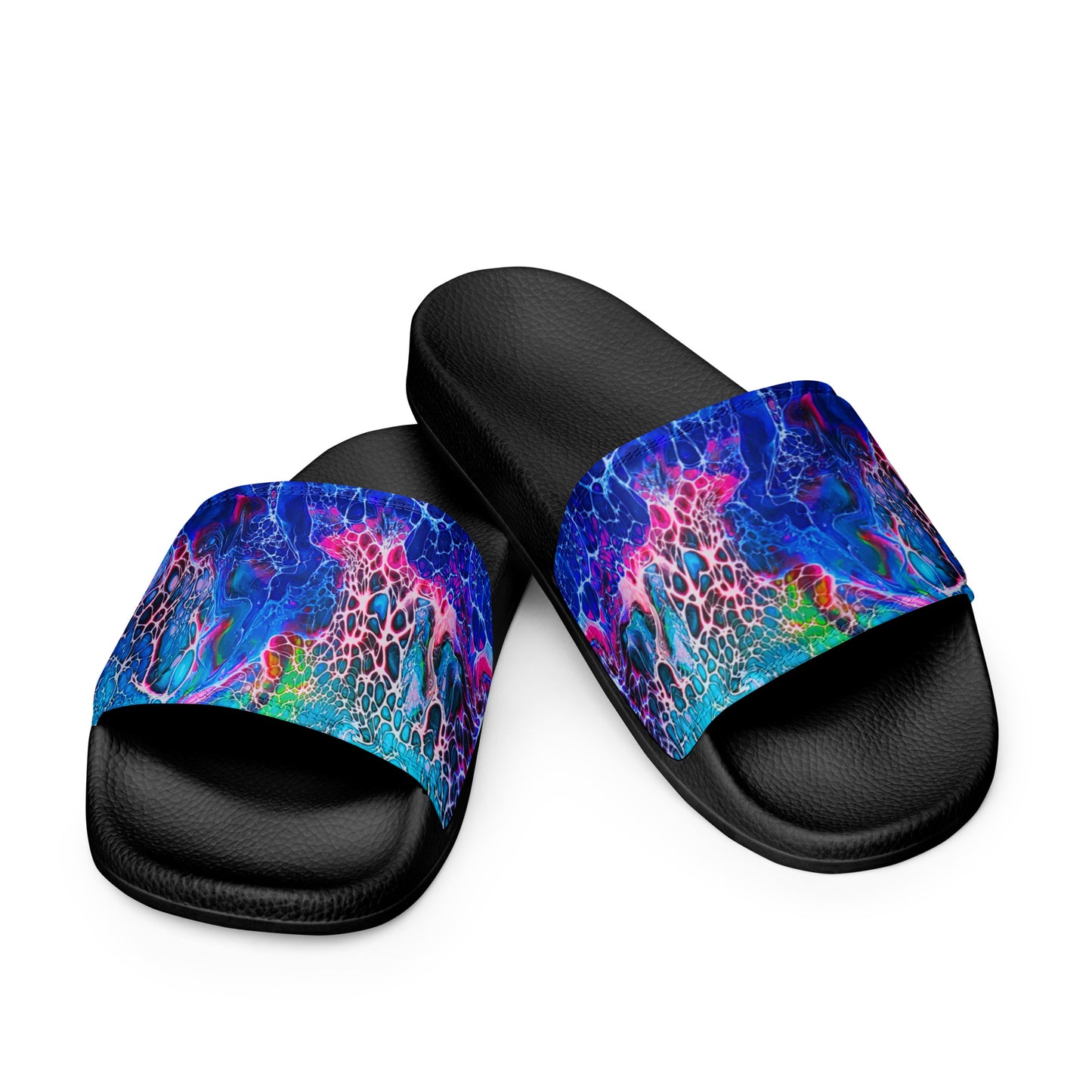 Women's Slides - Fluid Art Design - FA-012-1