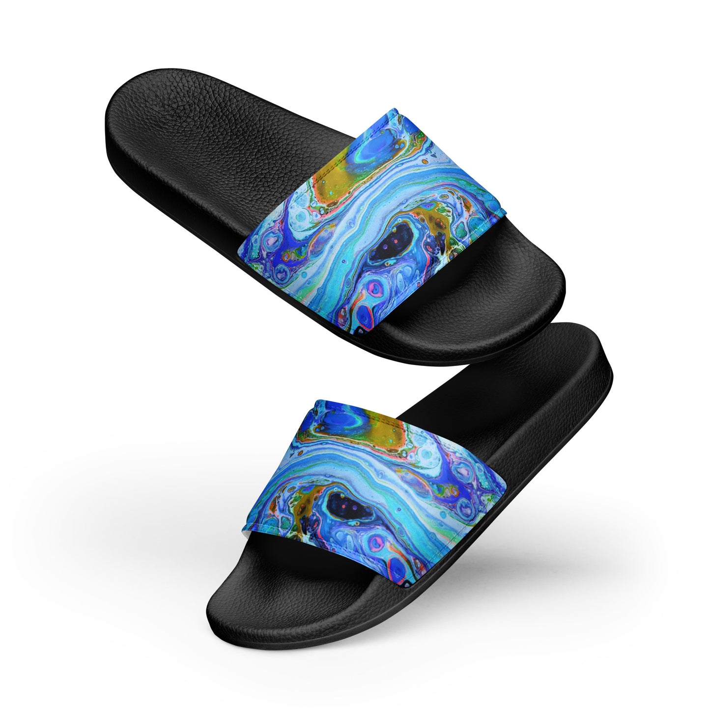 Women's Slides - Fluid Art Design - FA-011A-1
