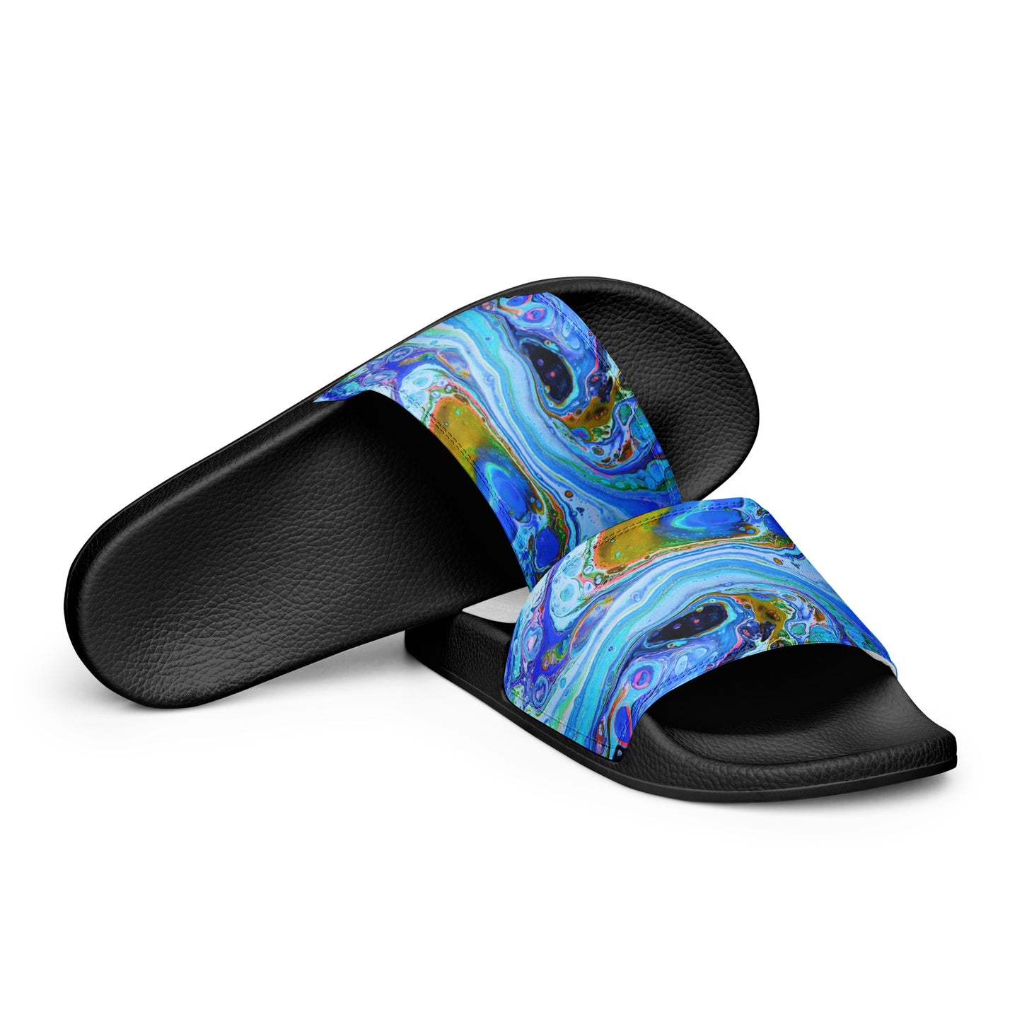 Women's Slides - Fluid Art Design - FA-011A-1