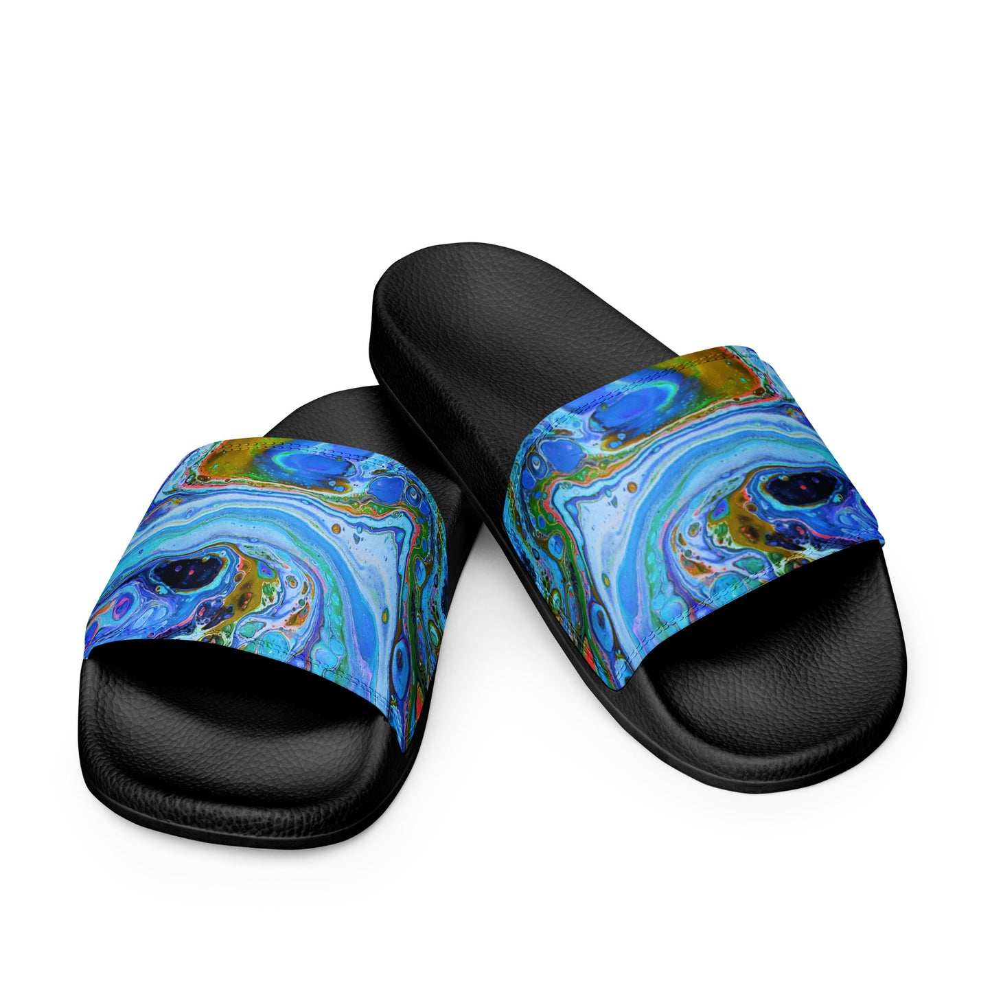 Women's Slides - Fluid Art Design - FA-011A-1