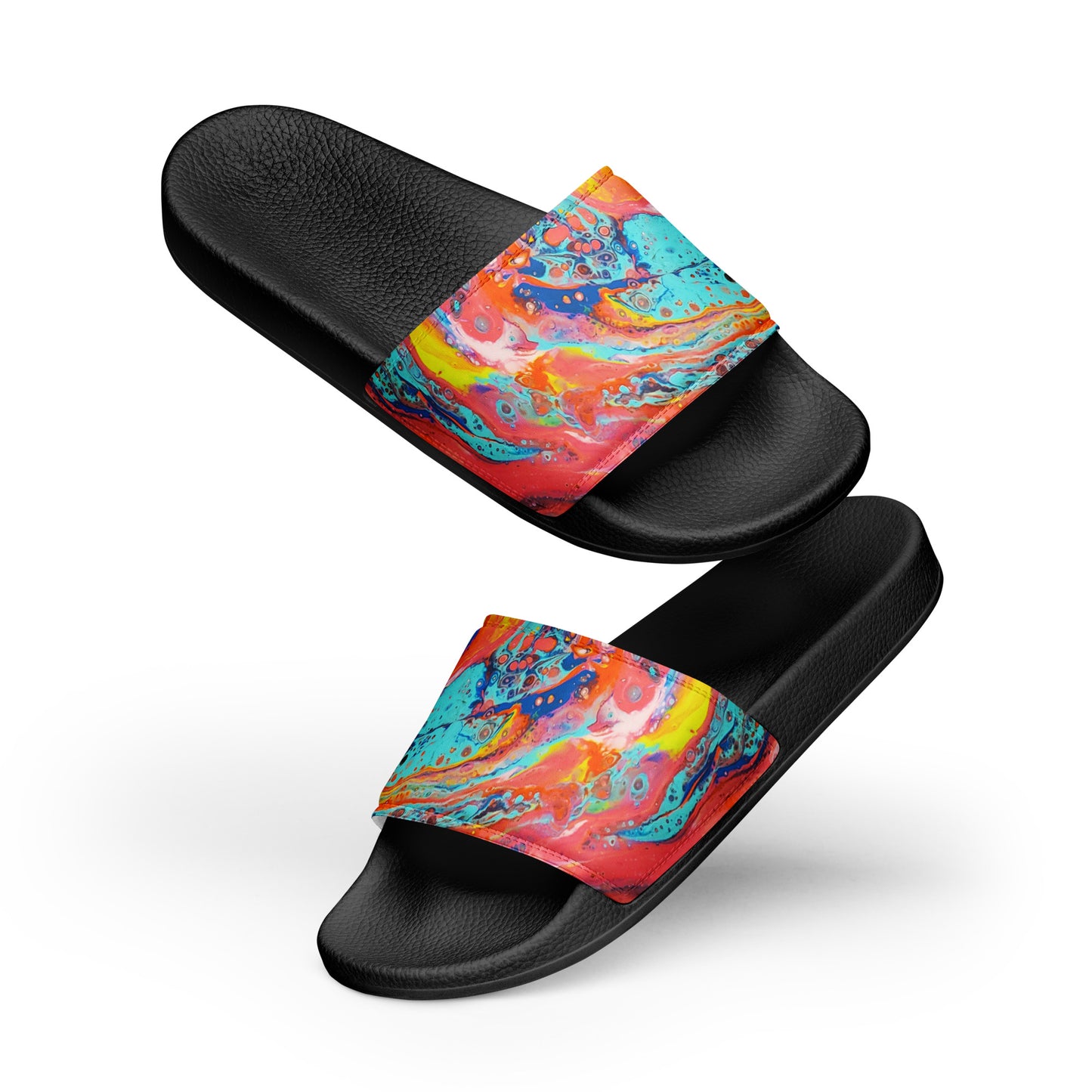 Women's Slides - Fluid Art Design - FA-008-2
