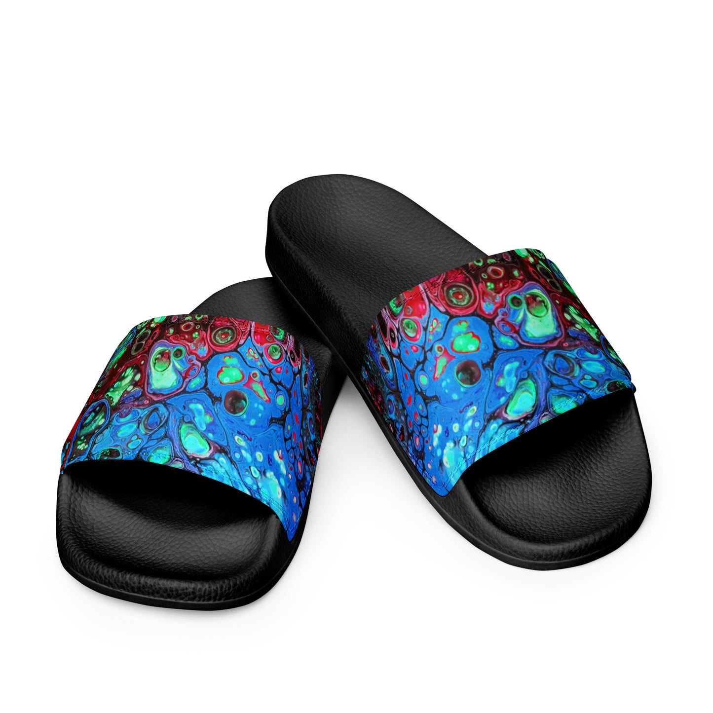 Women's Slides - Fluid Art Design - FA-007C-1