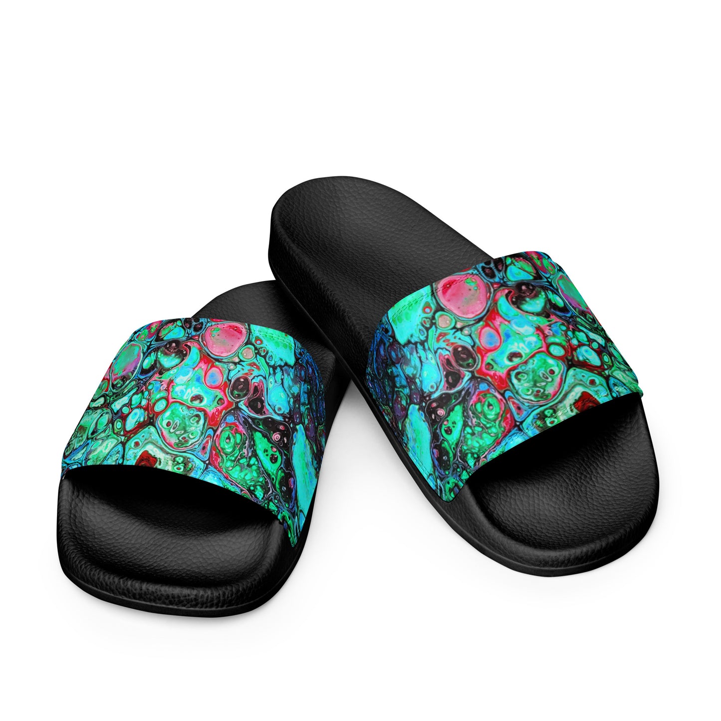Women's Slides - Fluid Art Design - FA-007C-2