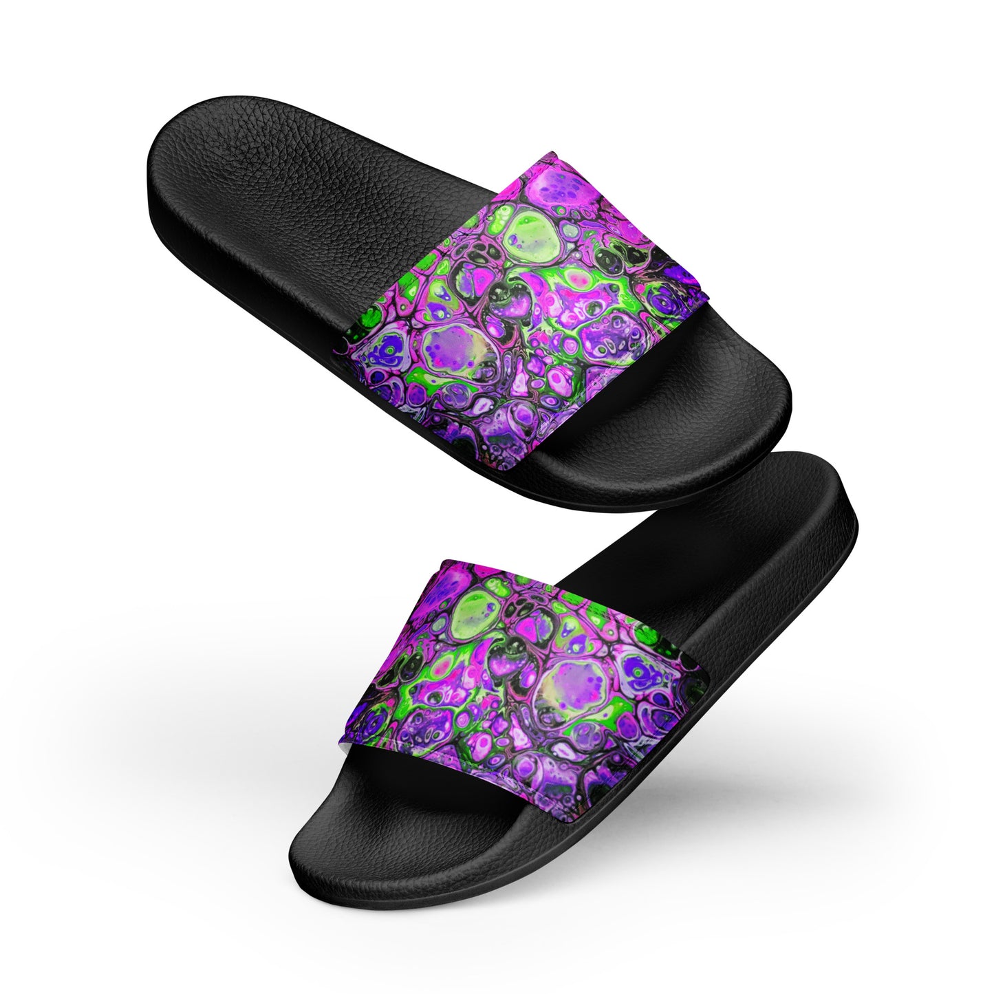 Women's Slides - Fluid Art Design - FA-007A-2