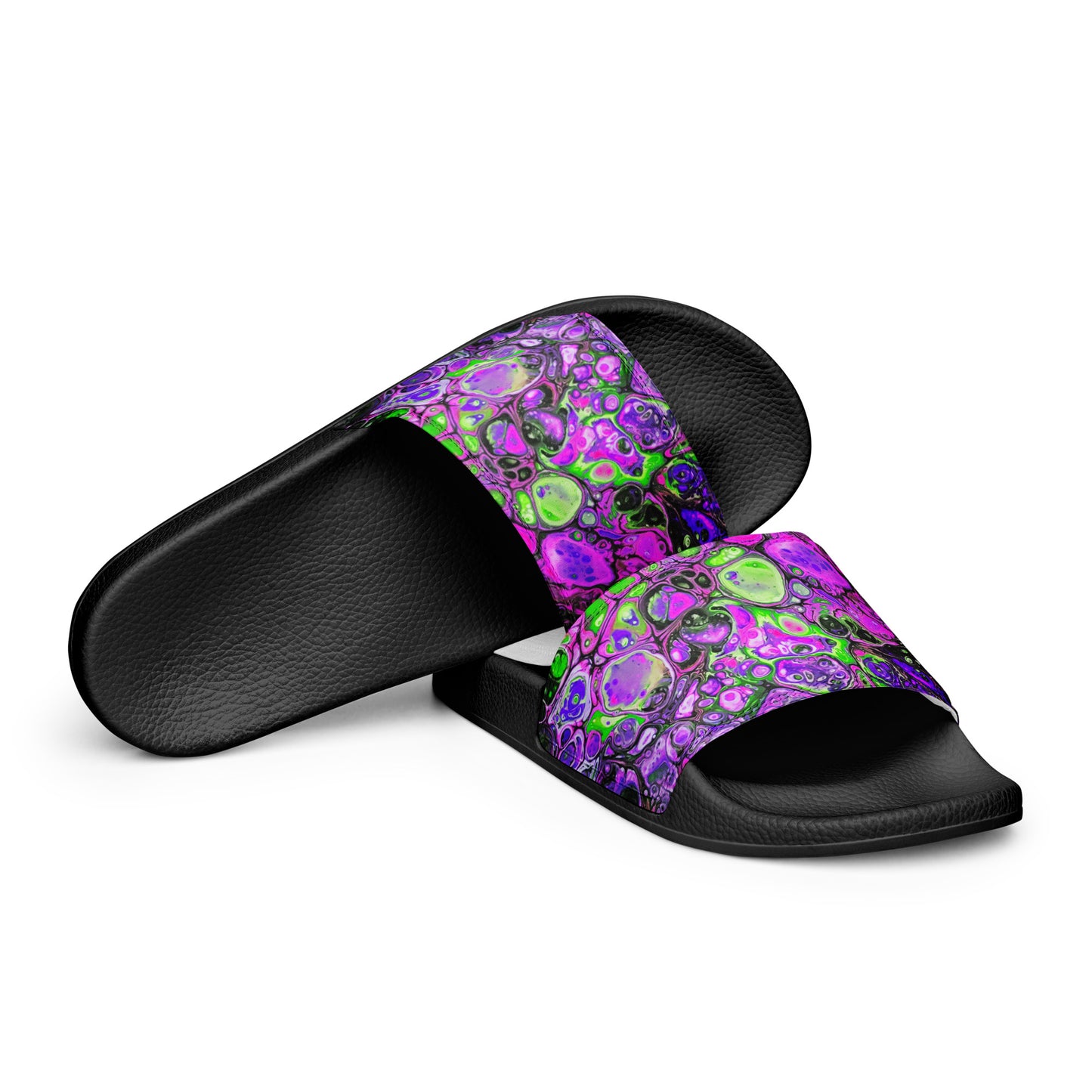 Women's Slides - Fluid Art Design - FA-007A-2