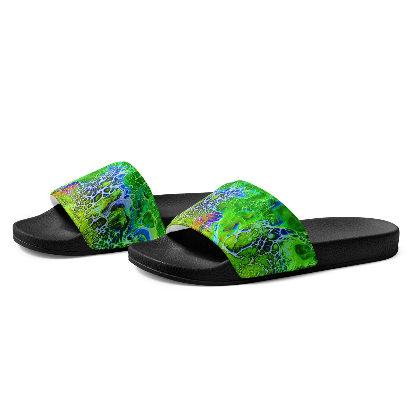 Women's Slides - Fluid Art Design - FA-012A-1