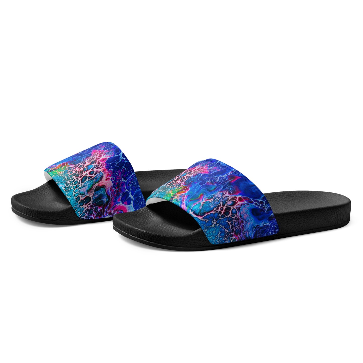 Women's Slides - Fluid Art Design - FA-012-1