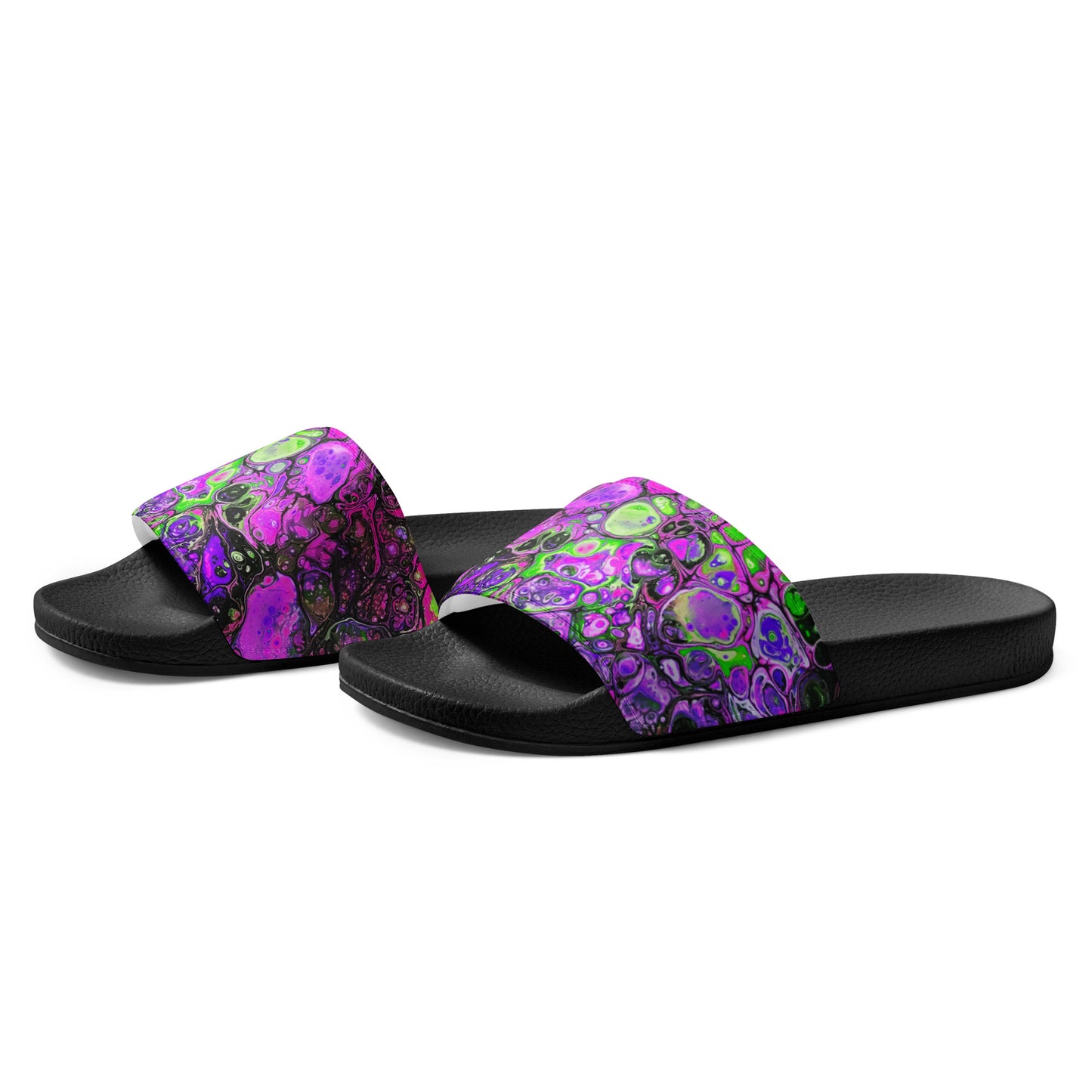 Women's Slides - Fluid Art Design - FA-007A-2