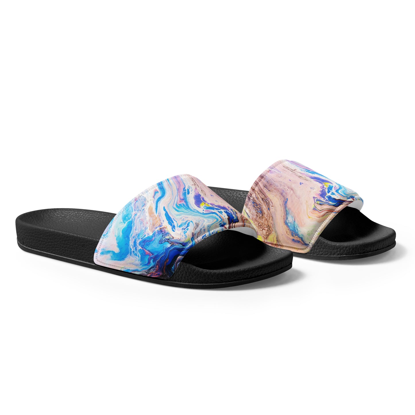 Women's Slides - Fluid Art Design - FA-019A