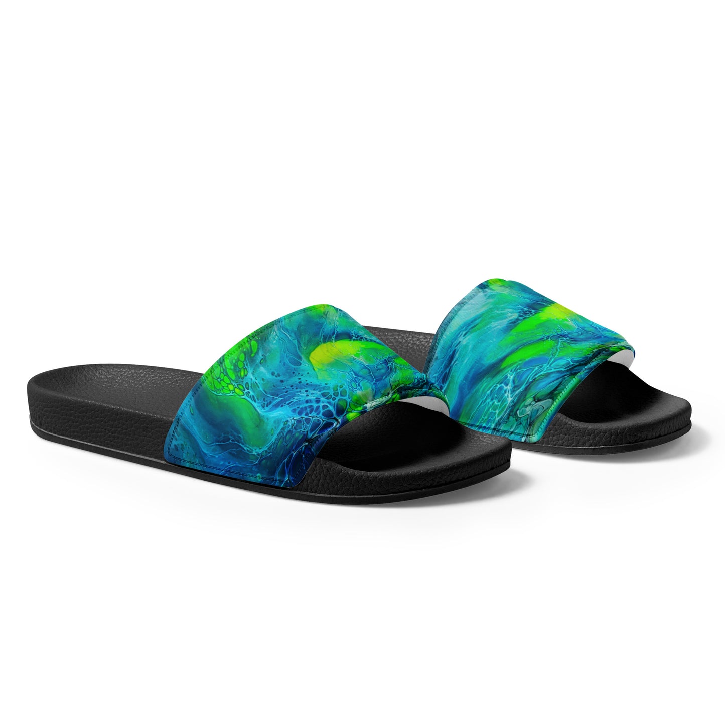 Women's Slides - Fluid Art Design - FA-013-2