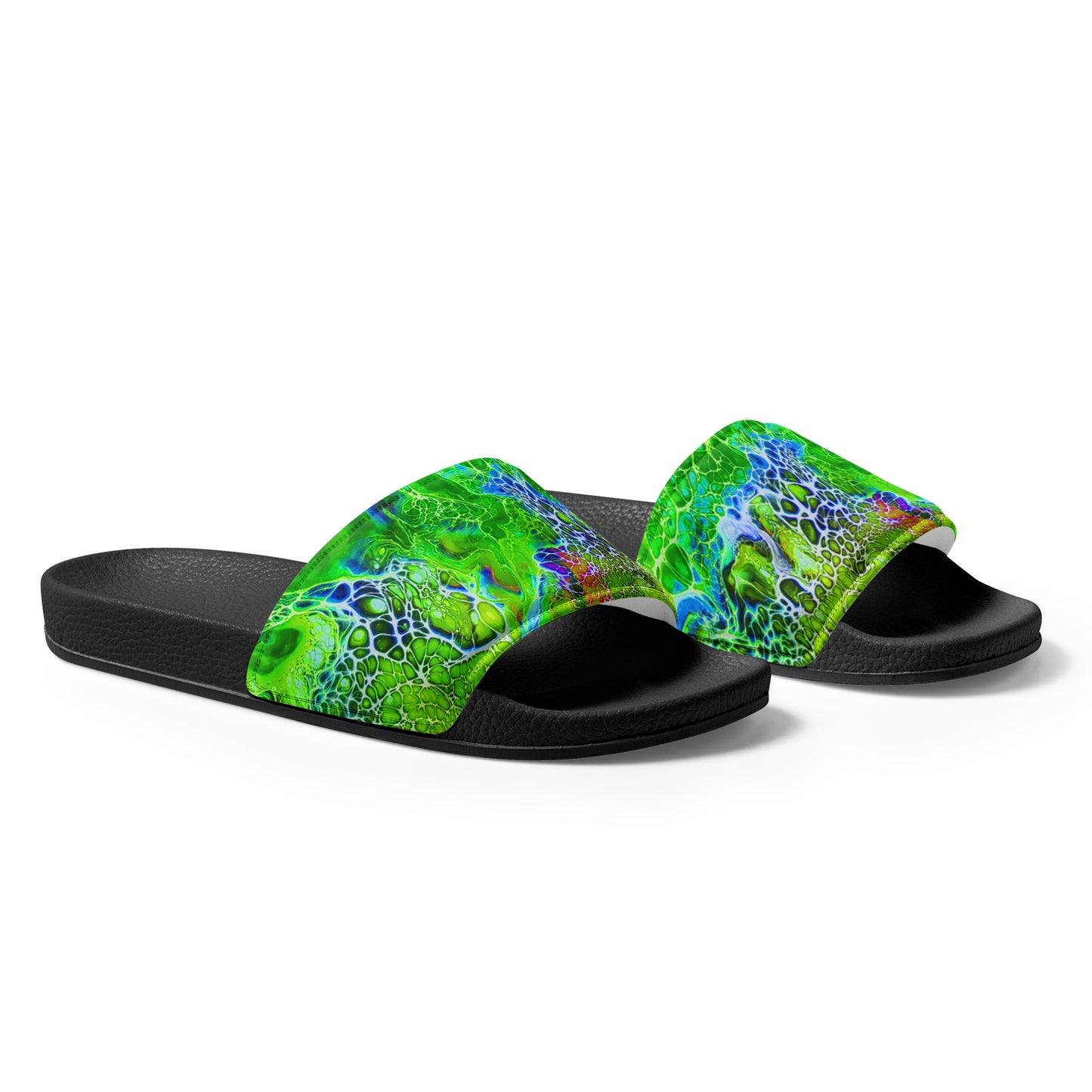 Women's Slides - Fluid Art Design - FA-012A-1