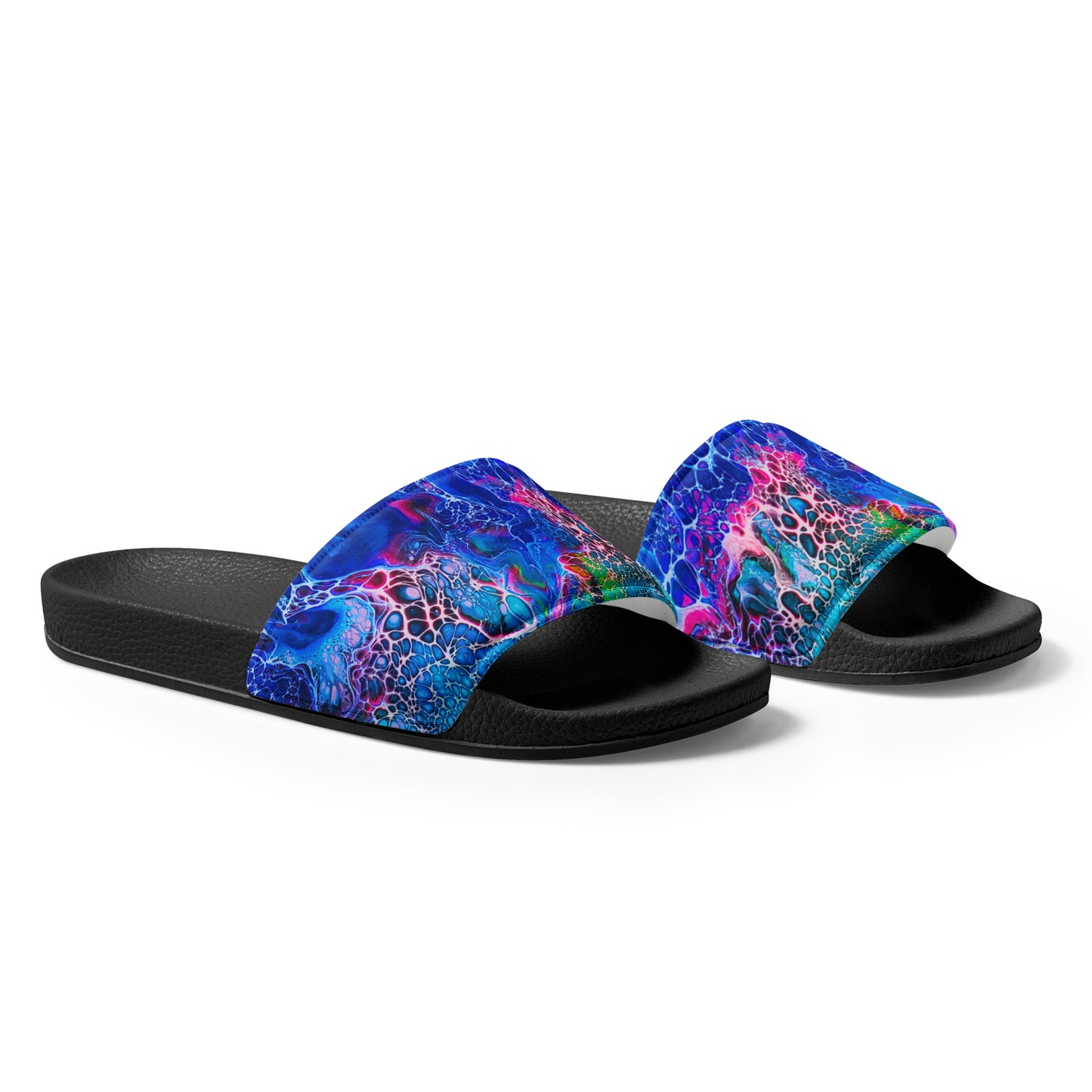 Women's Slides - Fluid Art Design - FA-012-1
