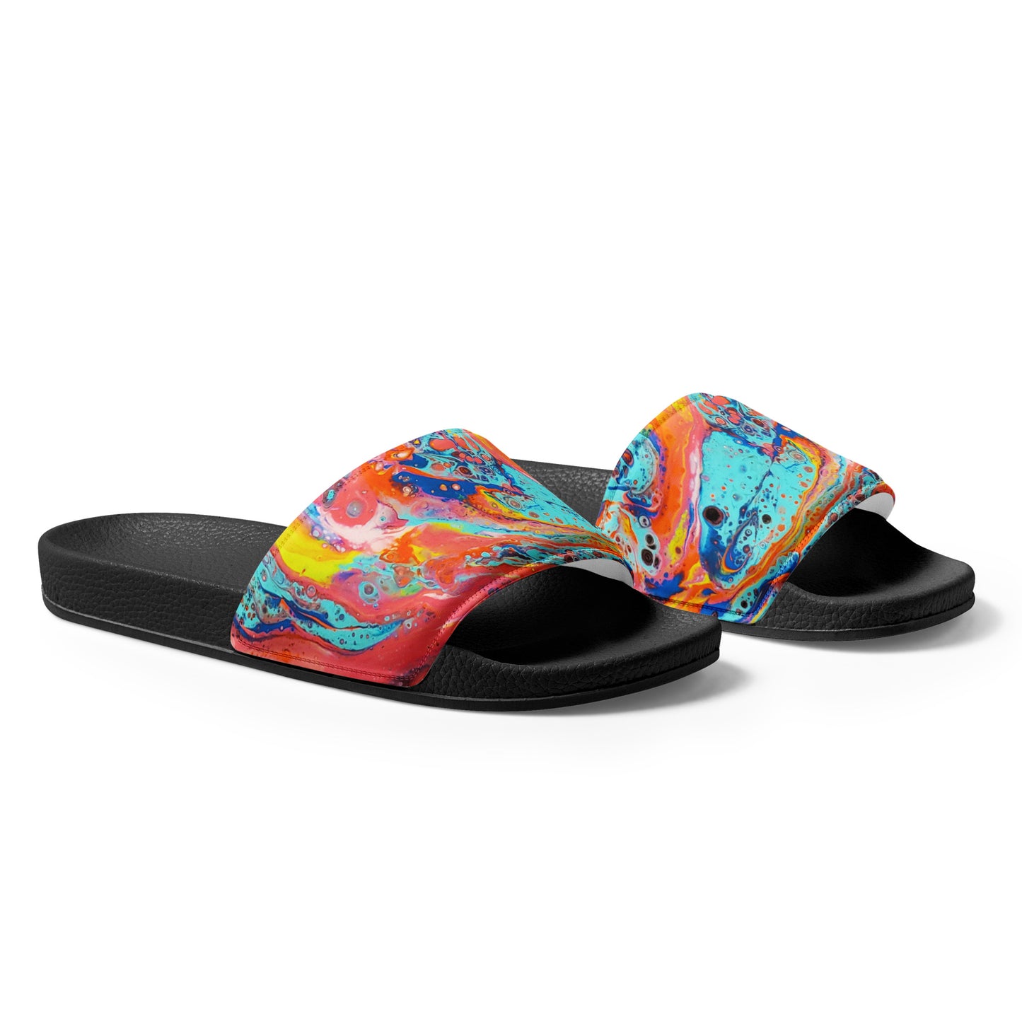 Women's Slides - Fluid Art Design - FA-008-2
