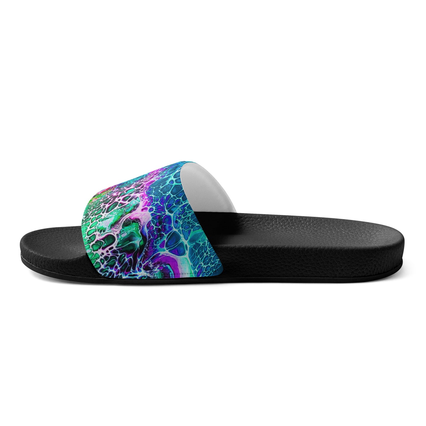 Women's Slides - Fluid Art Design - FA-012B-1