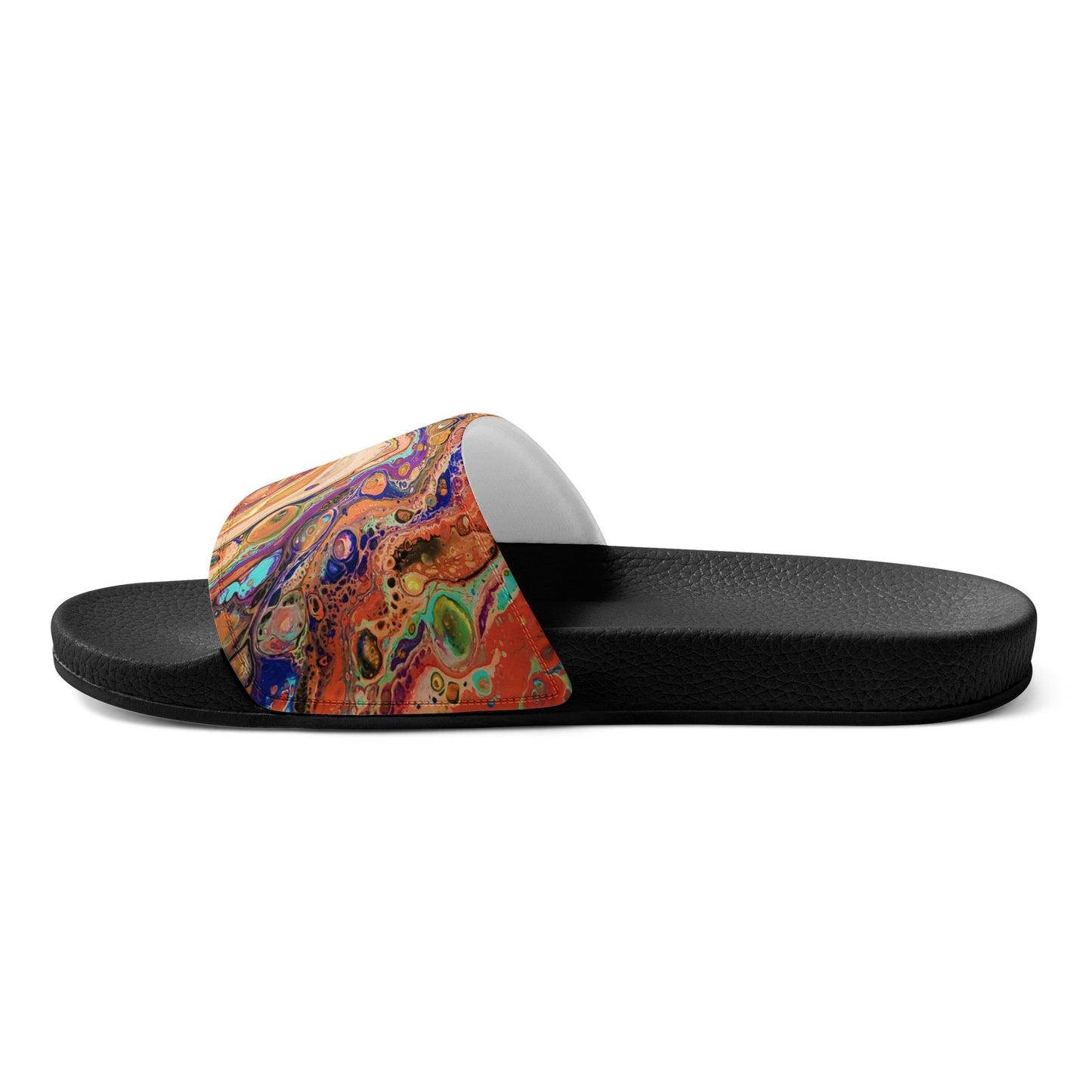 Women's Slides - Fluid Art Design - FA-011E-1