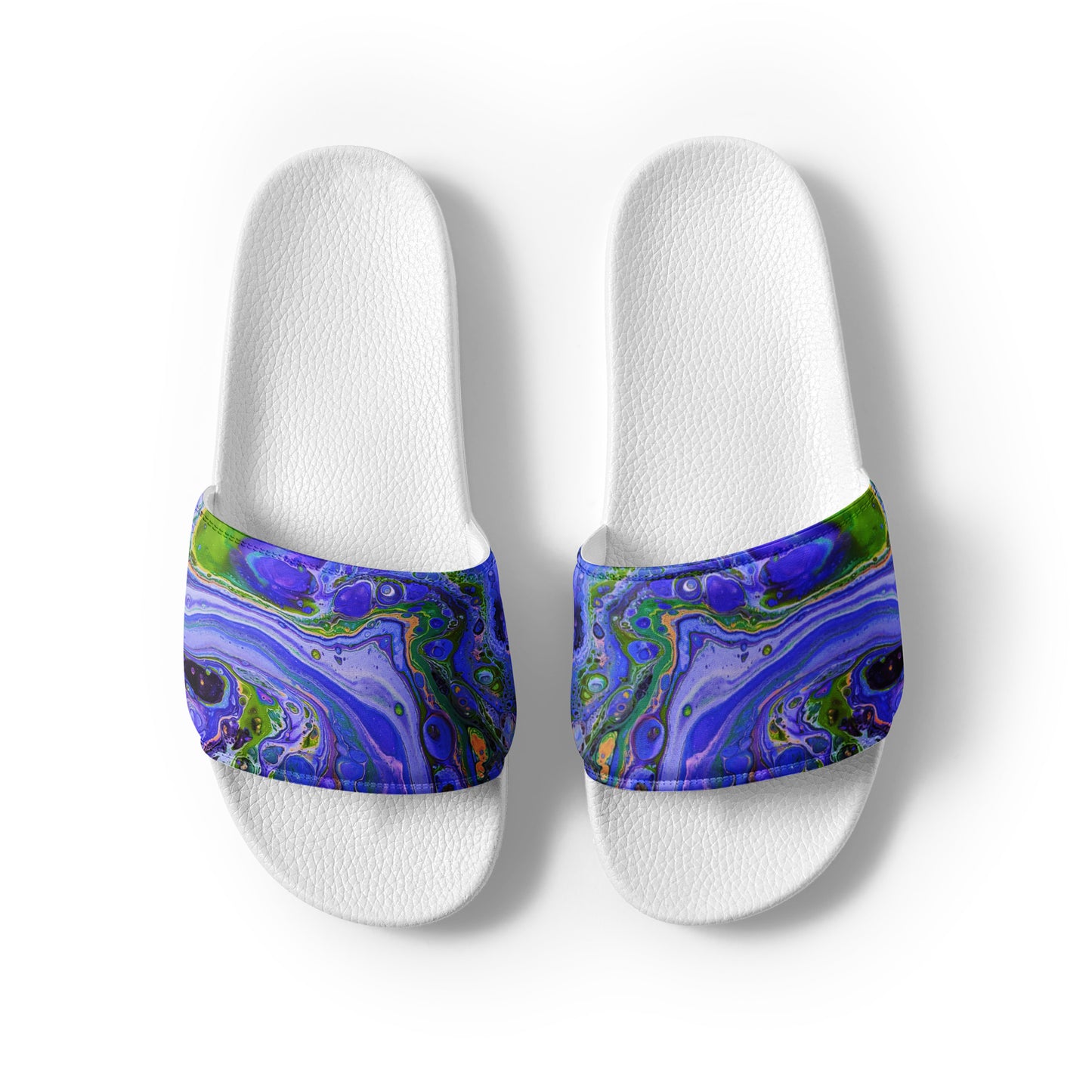Women's Slides - Fluid Art Design - FA-011B-1
