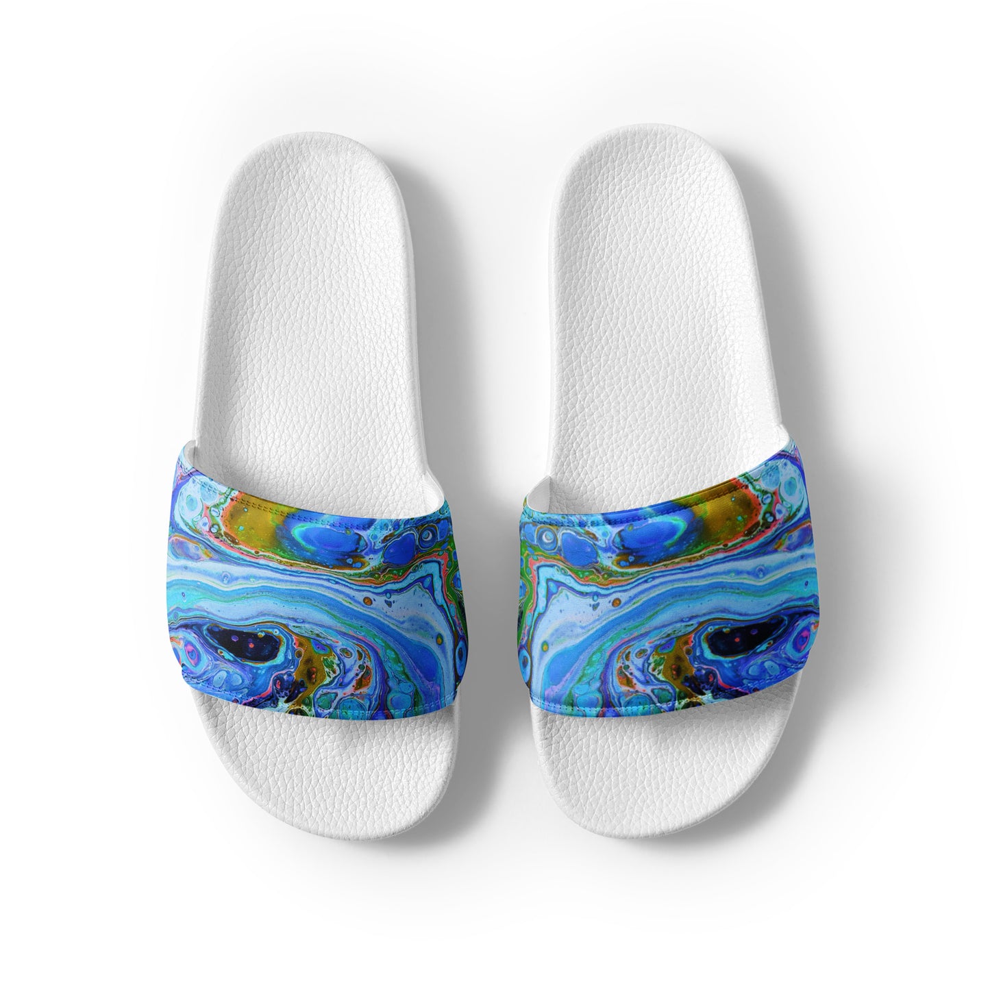 Women's Slides - Fluid Art Design - FA-011A-1