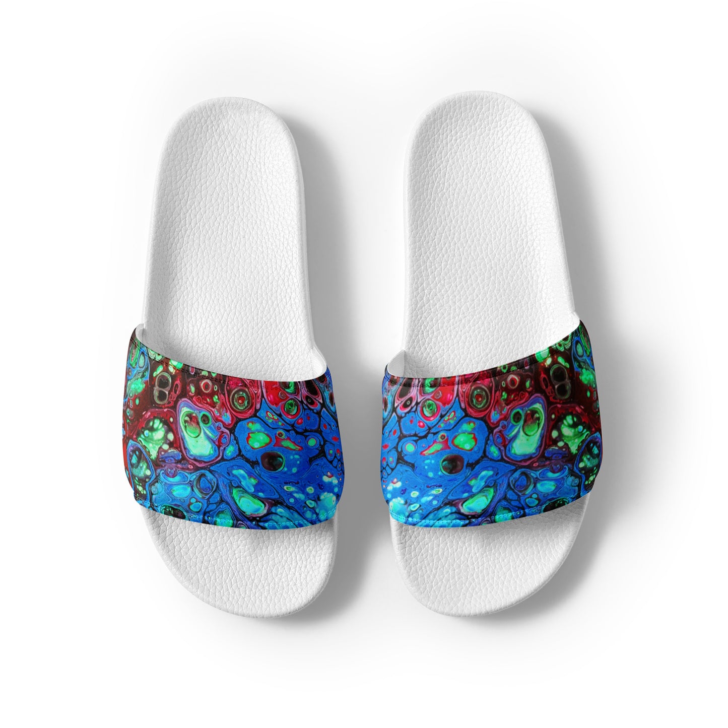 Women's Slides - Fluid Art Design - FA-007C-1