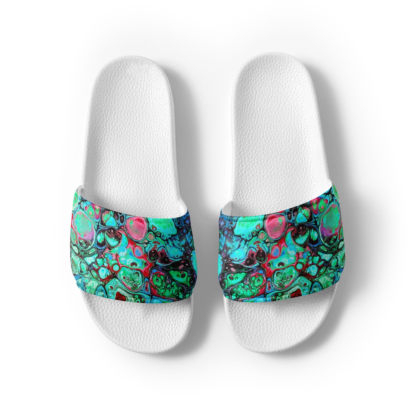 Women's Slides - Fluid Art Design - FA-007C-2