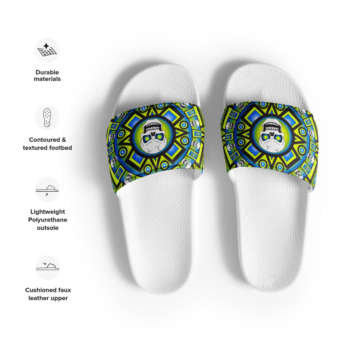 Women's Slides - Skull Design - SW-001A
