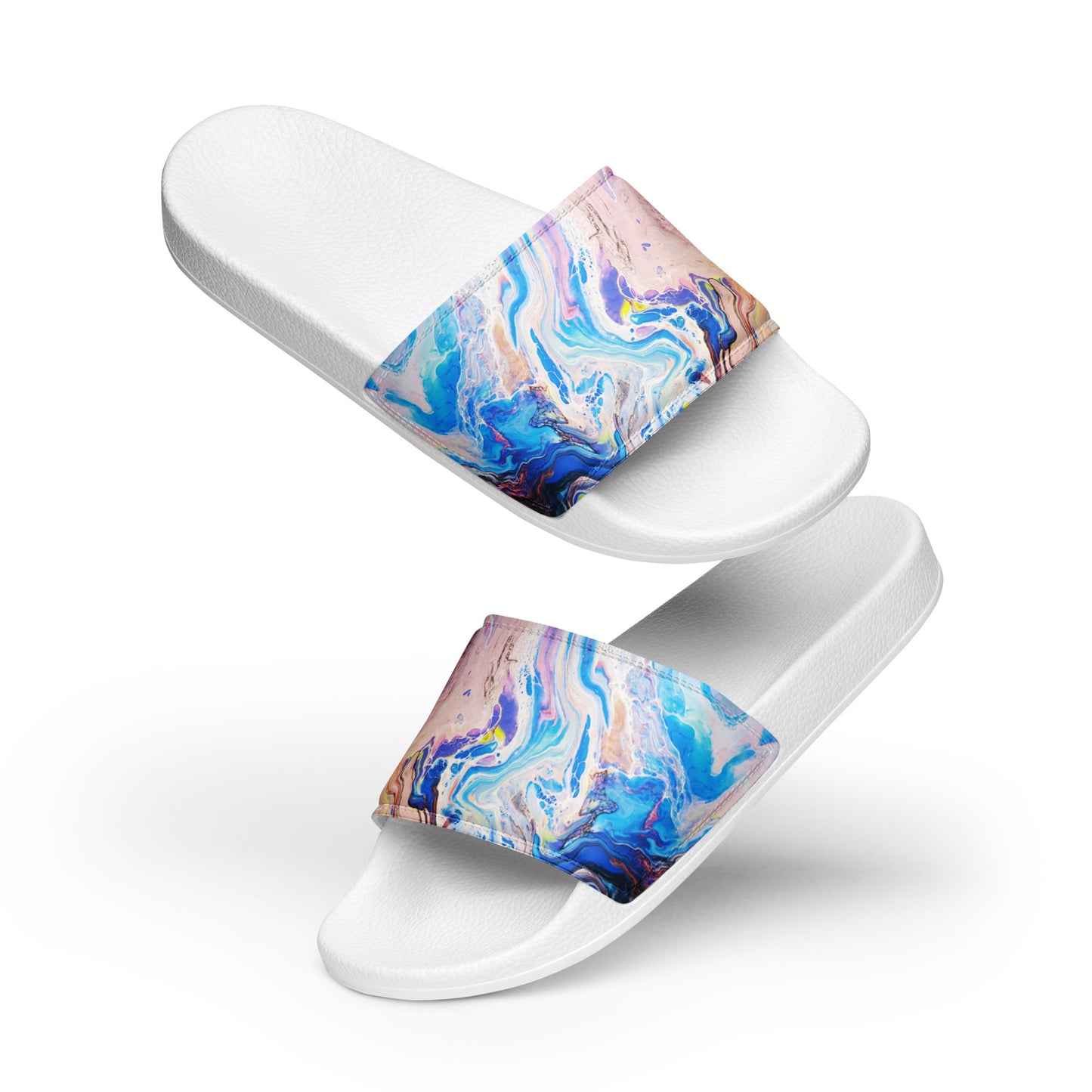 Women's Slides - Fluid Art Design - FA-019A