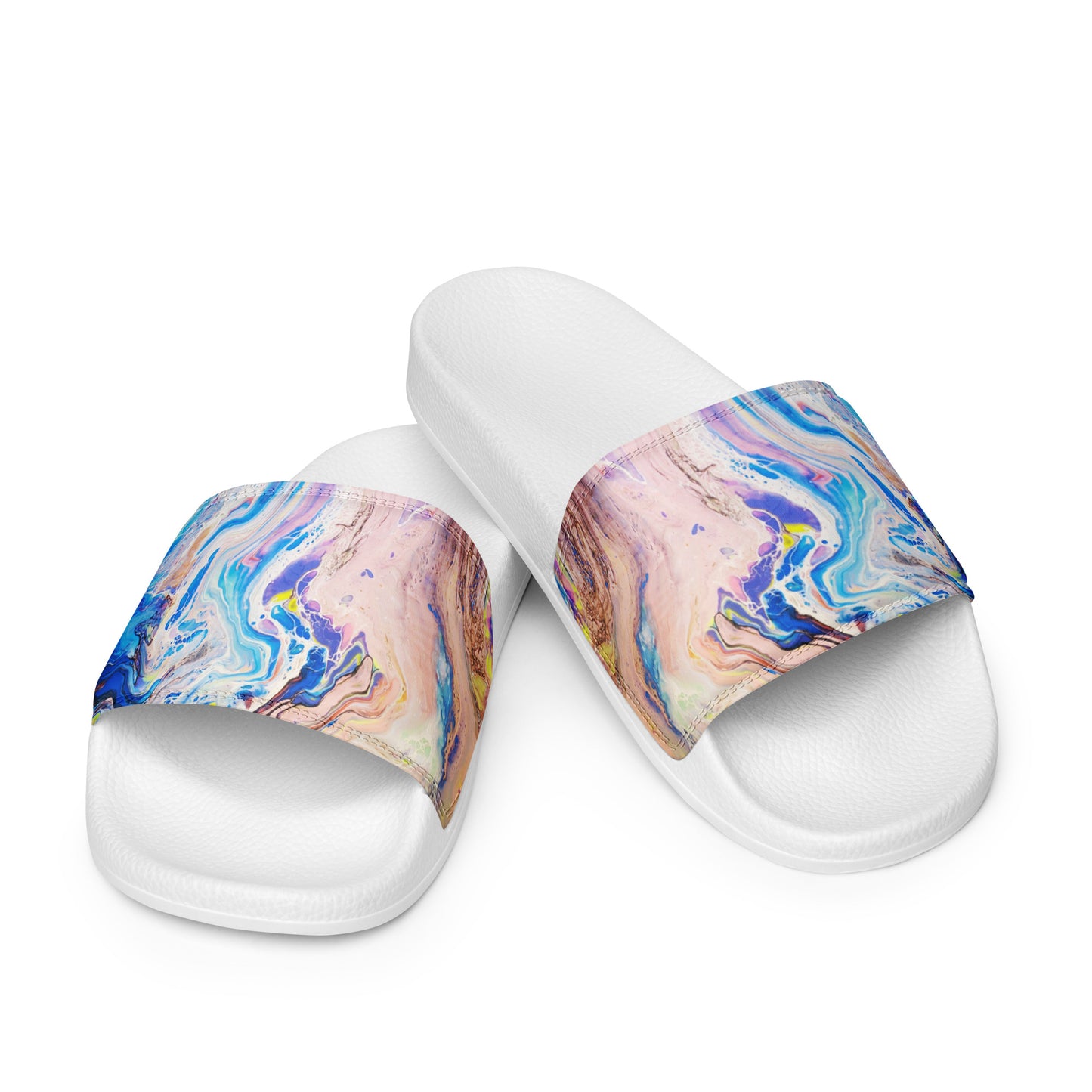 Women's Slides - Fluid Art Design - FA-019A