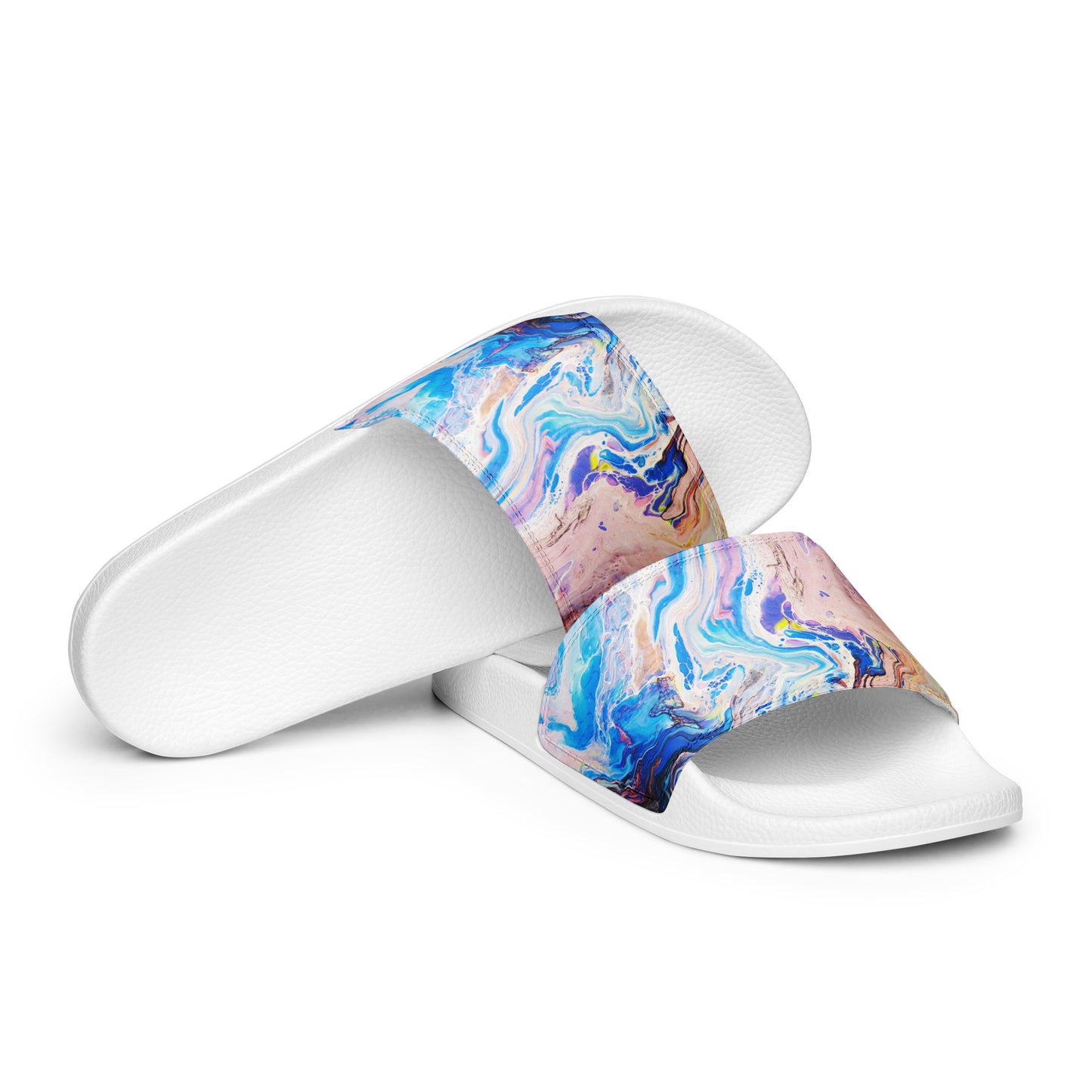 Women's Slides - Fluid Art Design - FA-019A