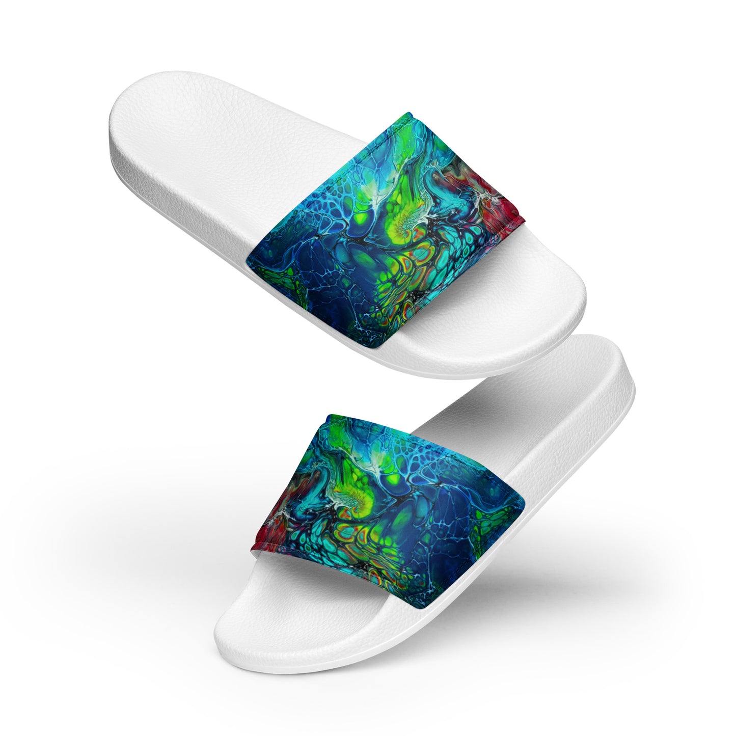 Women's Slides - Fluid Art Design - FA-013
