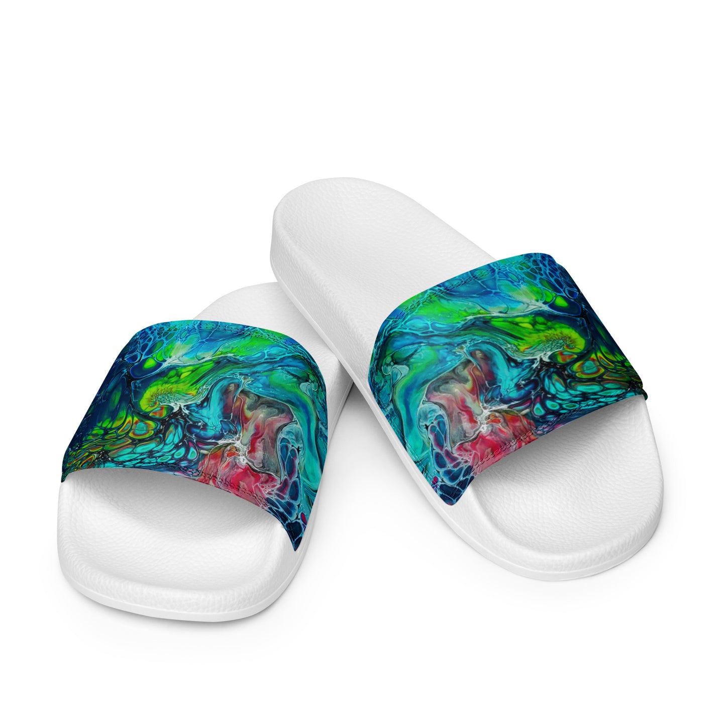 Women's Slides - Fluid Art Design - FA-013