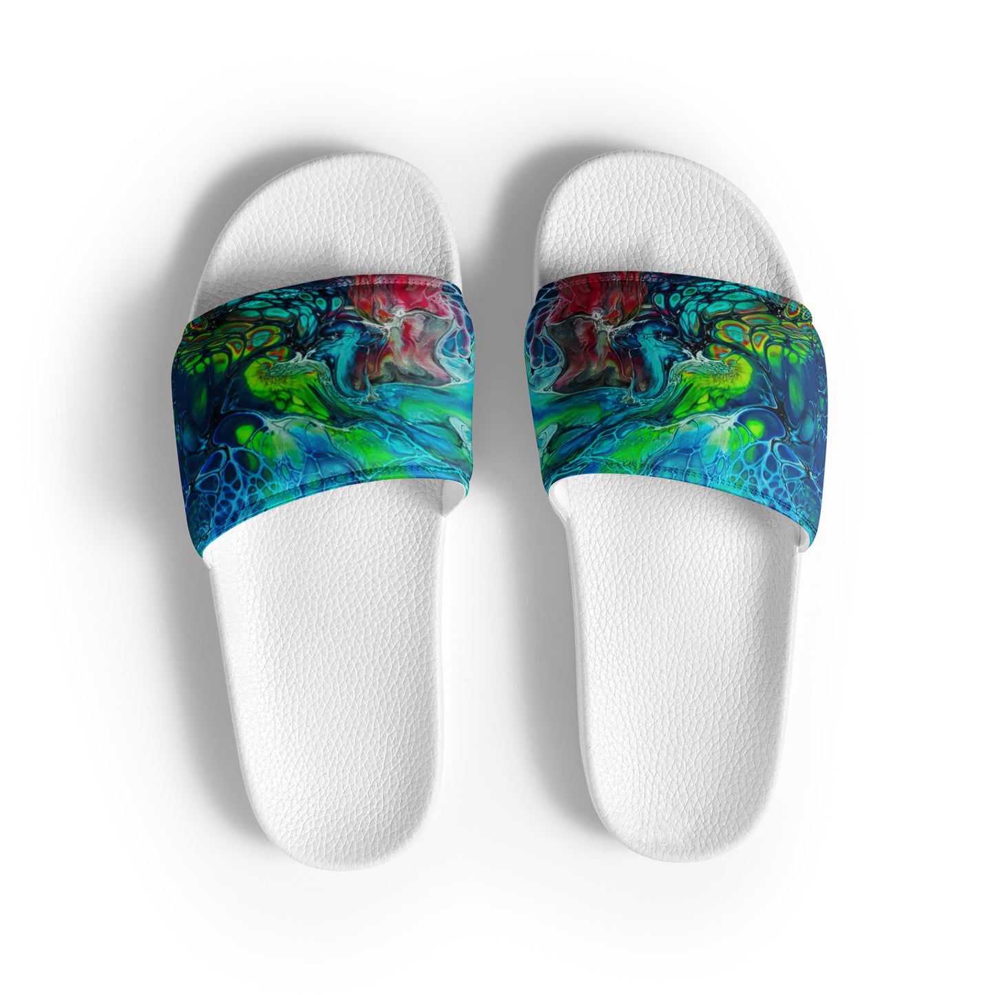 Women's Slides - Fluid Art Design - FA-013