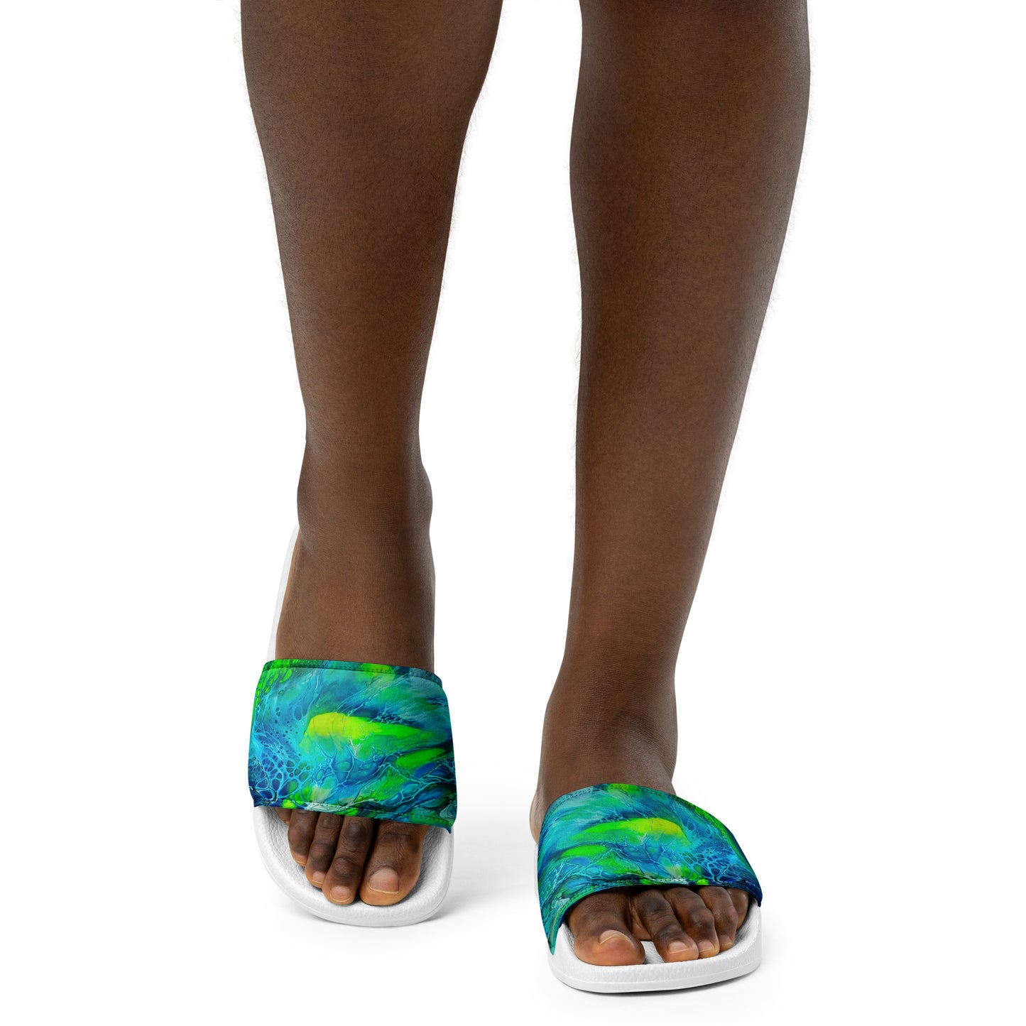 Women's Slides - Fluid Art Design - FA-013-2