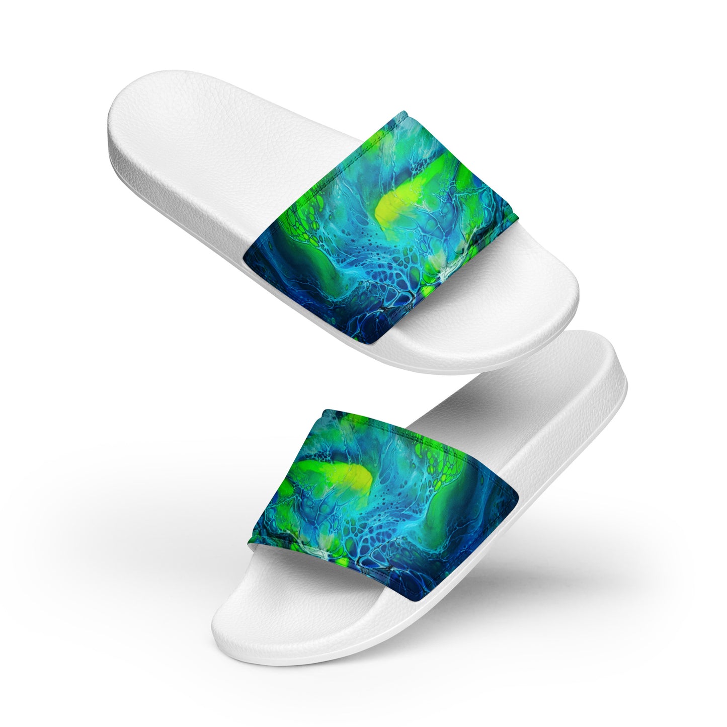 Women's Slides - Fluid Art Design - FA-013-2
