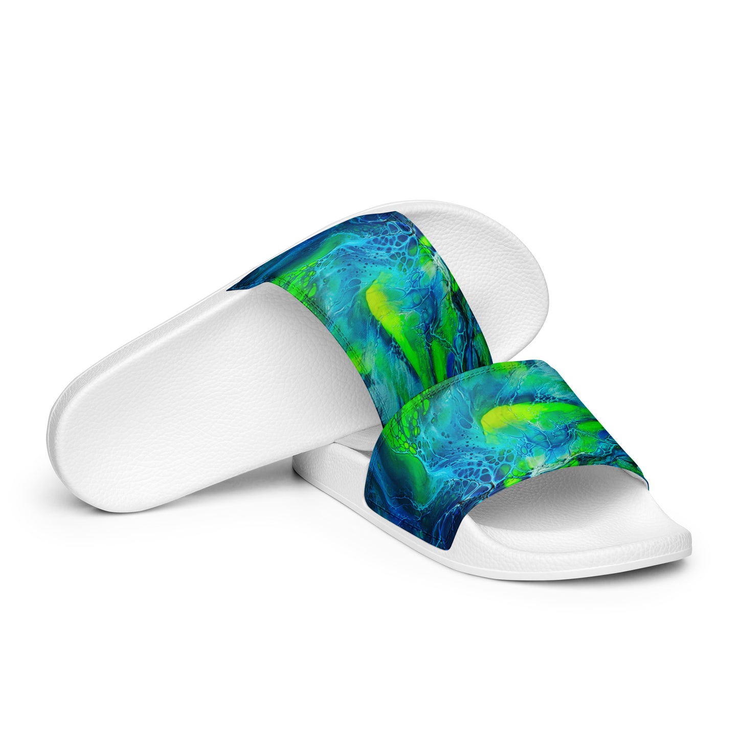 Women's Slides - Fluid Art Design - FA-013-2