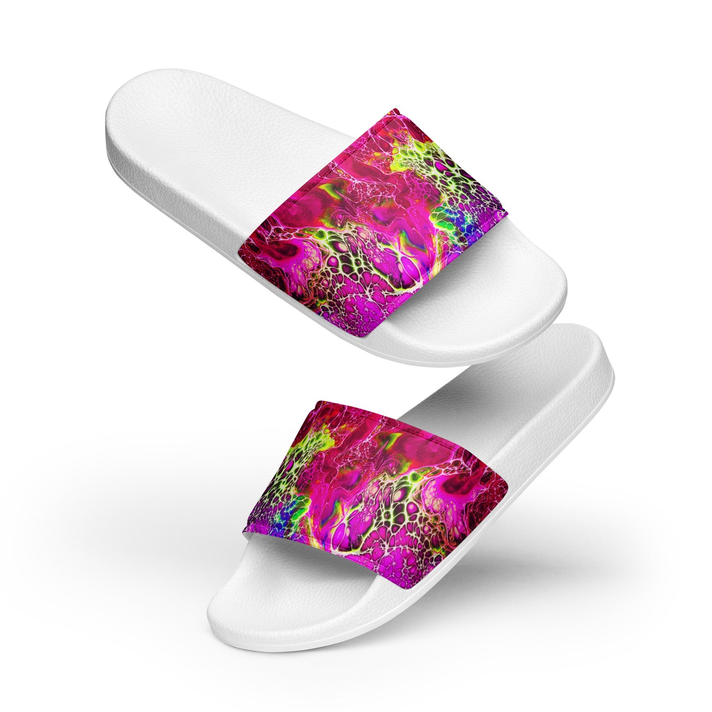 Women's Slides - Fluid Art Design - FA-012C-1