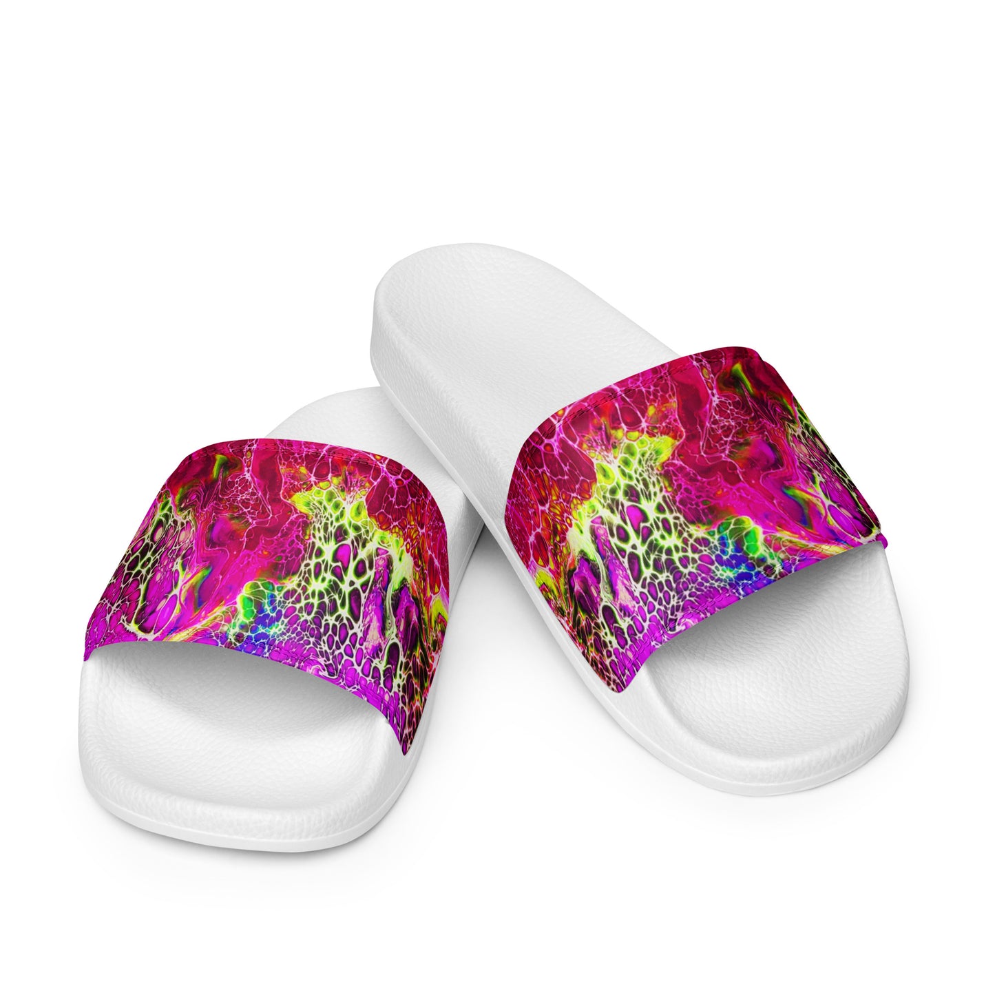 Women's Slides - Fluid Art Design - FA-012C-1