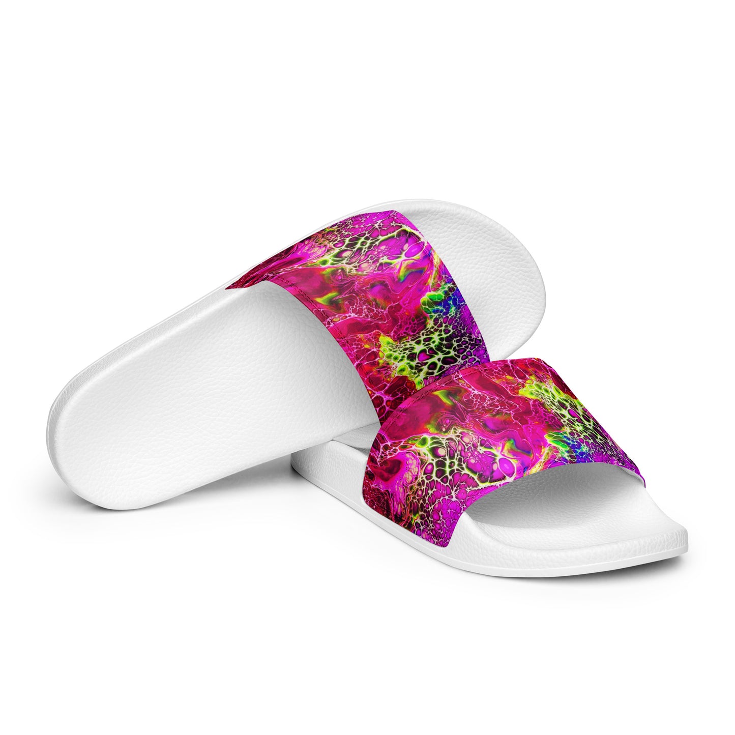 Women's Slides - Fluid Art Design - FA-012C-1