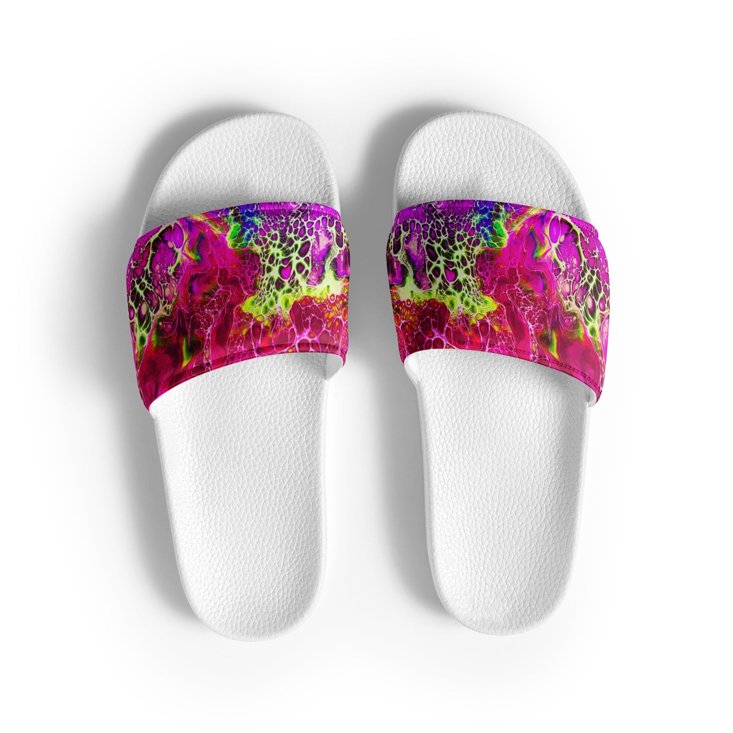 Women's Slides - Fluid Art Design - FA-012C-1