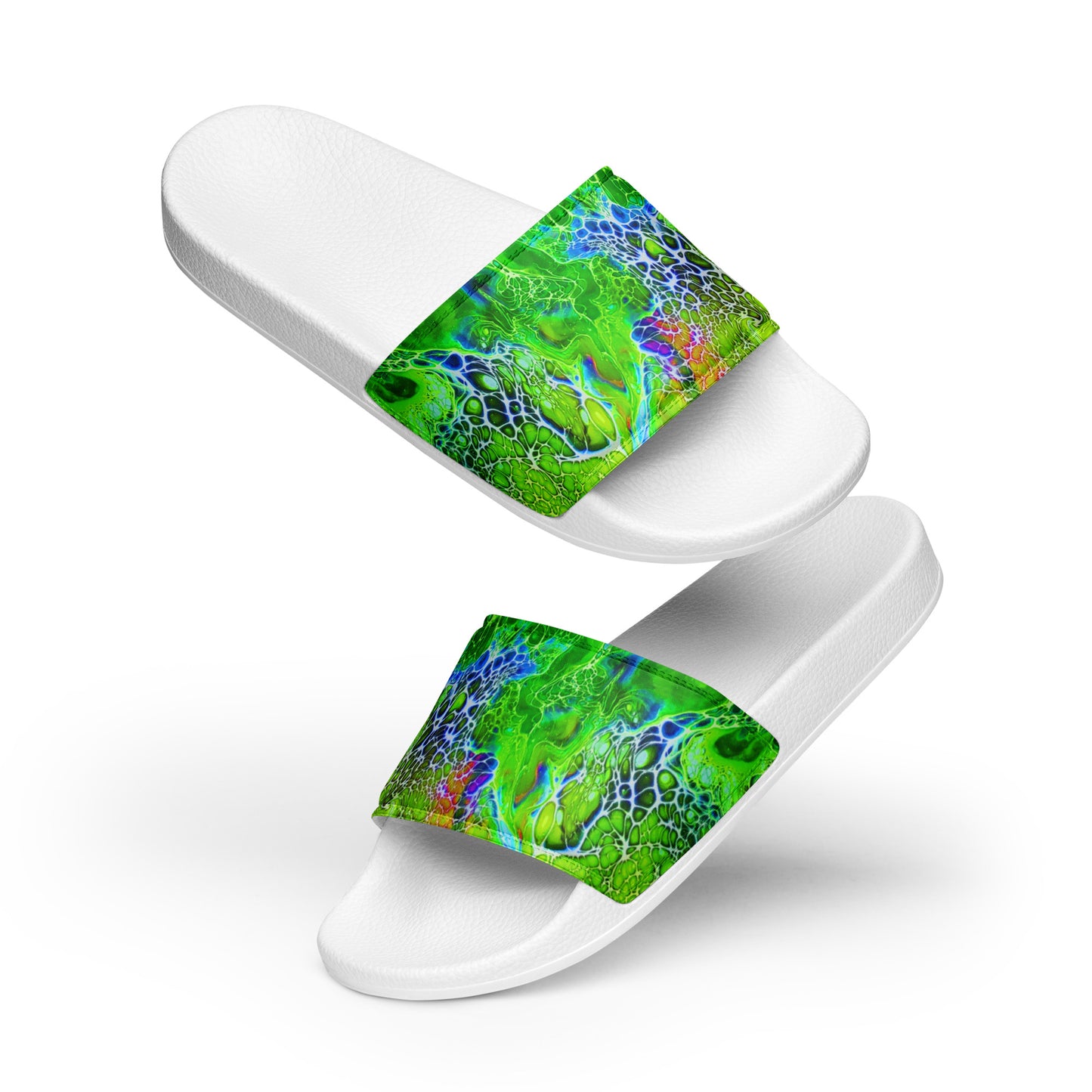 Women's Slides - Fluid Art Design - FA-012A-1