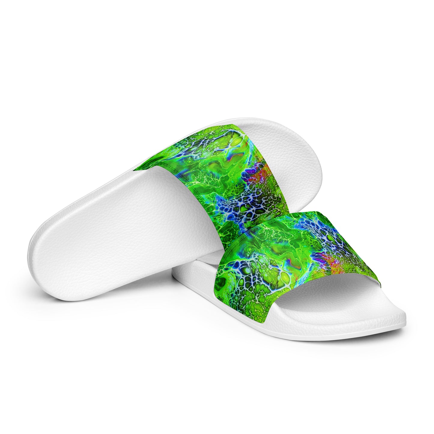 Women's Slides - Fluid Art Design - FA-012A-1