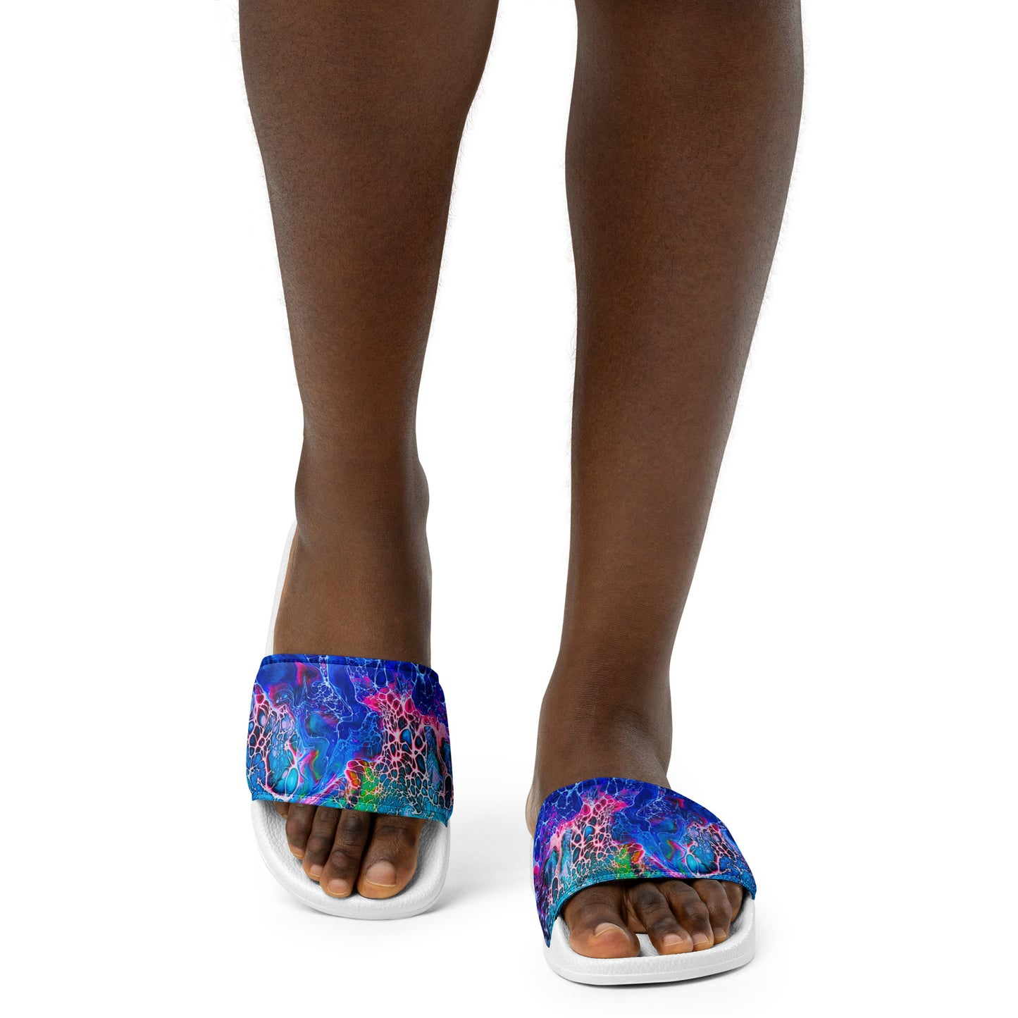 Women's Slides - Fluid Art Design - FA-012-1