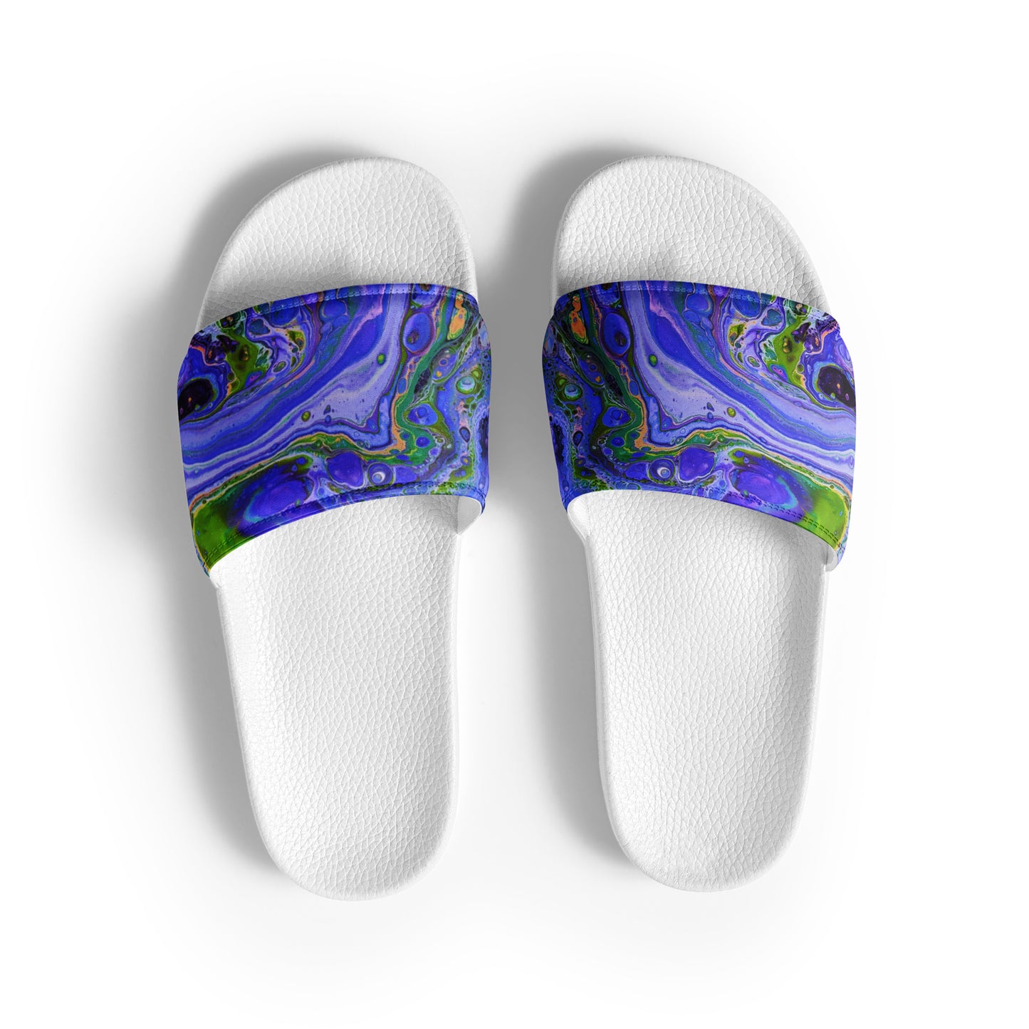 Women's Slides - Fluid Art Design - FA-011B-1