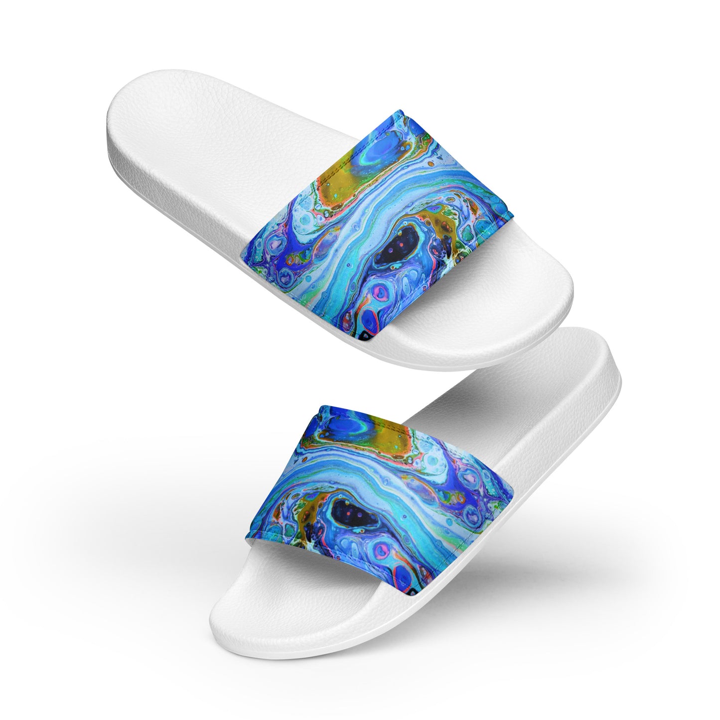 Women's Slides - Fluid Art Design - FA-011A-1