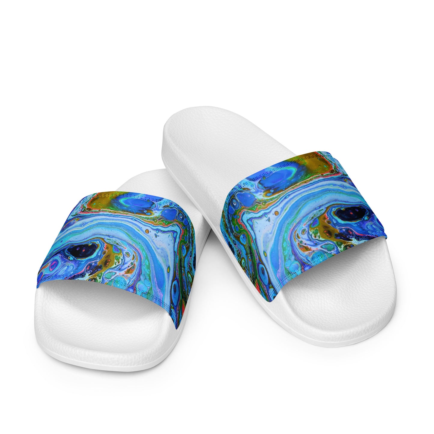 Women's Slides - Fluid Art Design - FA-011A-1
