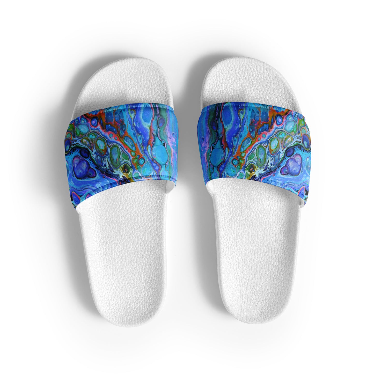 Women's Slides - Fluid Art Design - FA-011A-2