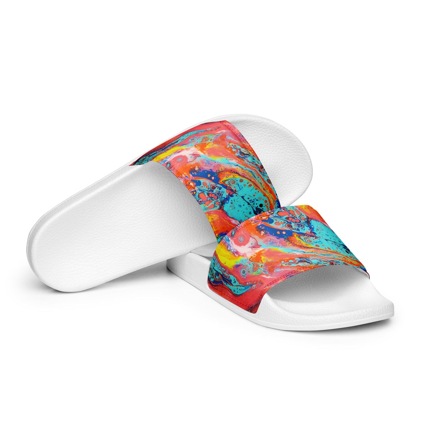 Women's Slides - Fluid Art Design - FA-008-2
