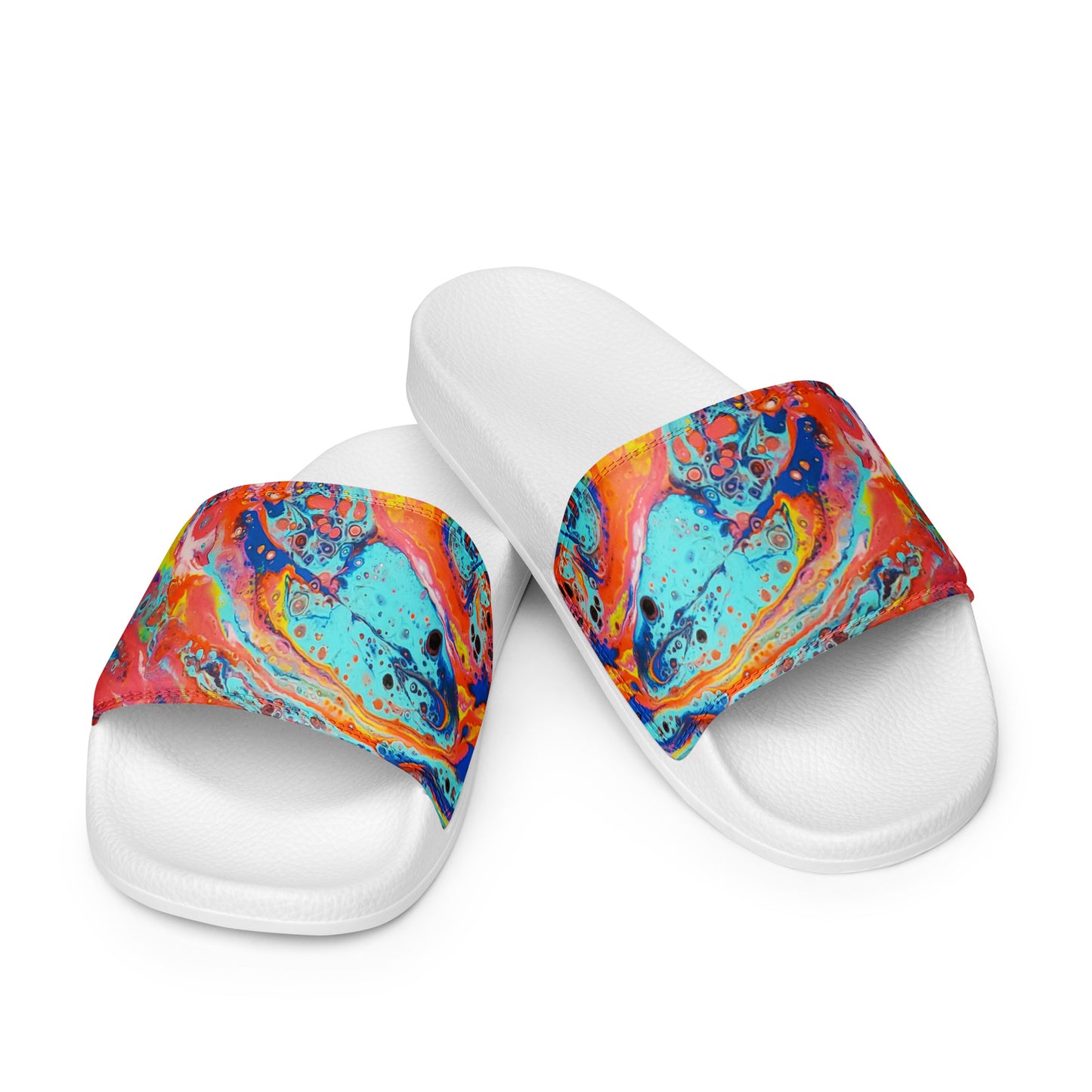 Women's Slides - Fluid Art Design - FA-008-2