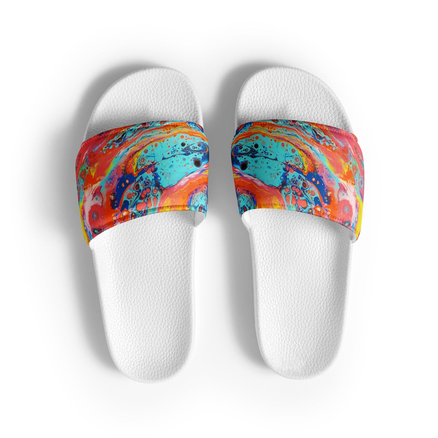 Women's Slides - Fluid Art Design - FA-008-2
