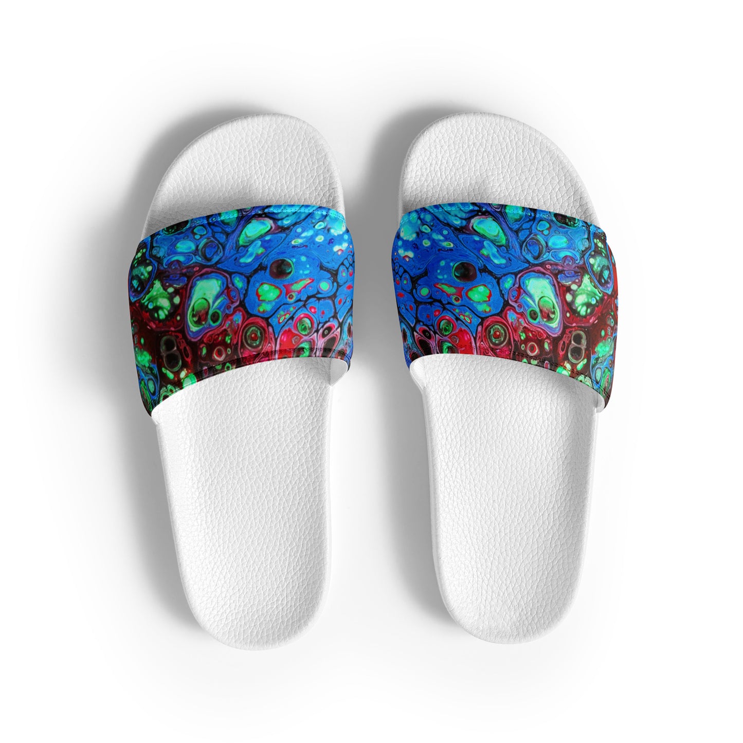 Women's Slides - Fluid Art Design - FA-007C-1