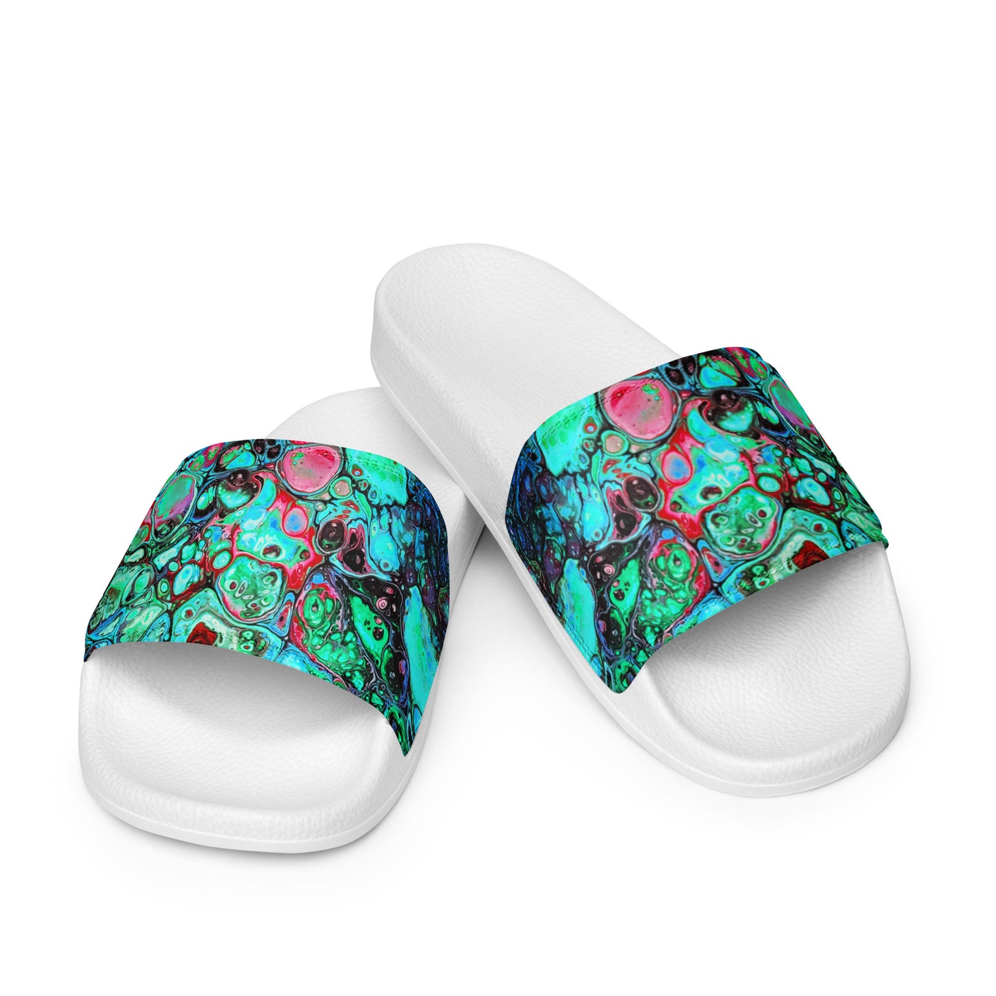 Women's Slides - Fluid Art Design - FA-007C-2
