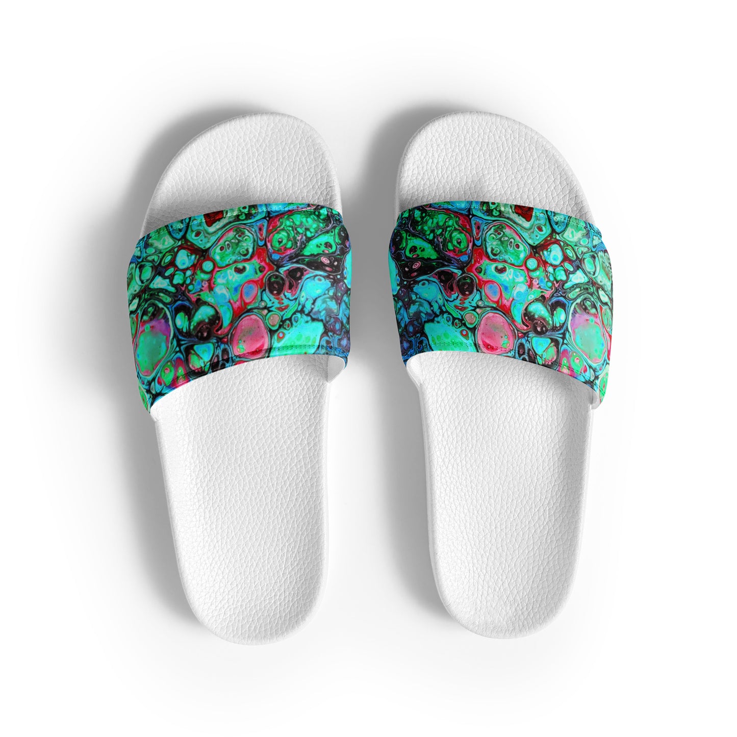 Women's Slides - Fluid Art Design - FA-007C-2